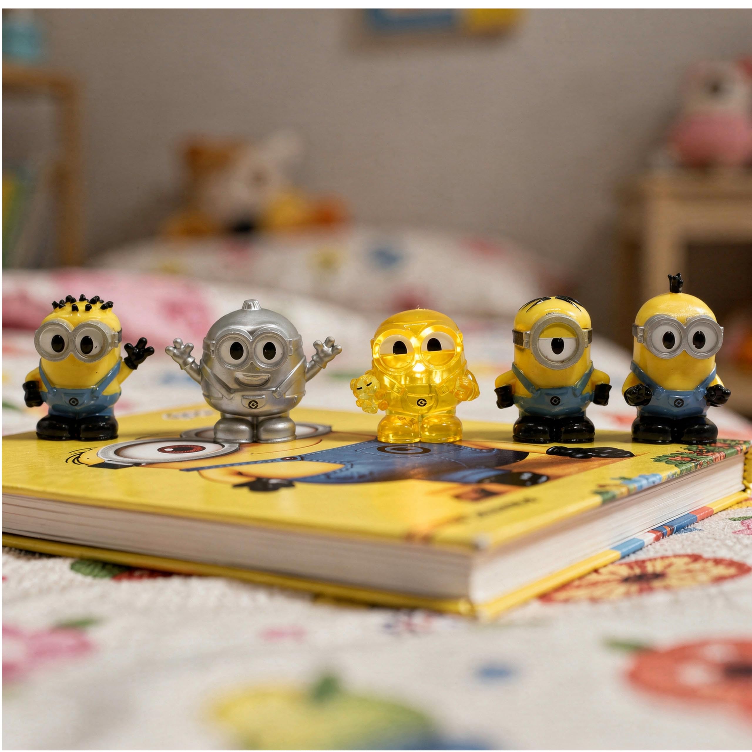 Giochi Preziosi Ooshies Minions Collectible Pencil Toppers 5 Pack - Ages 5+ 2