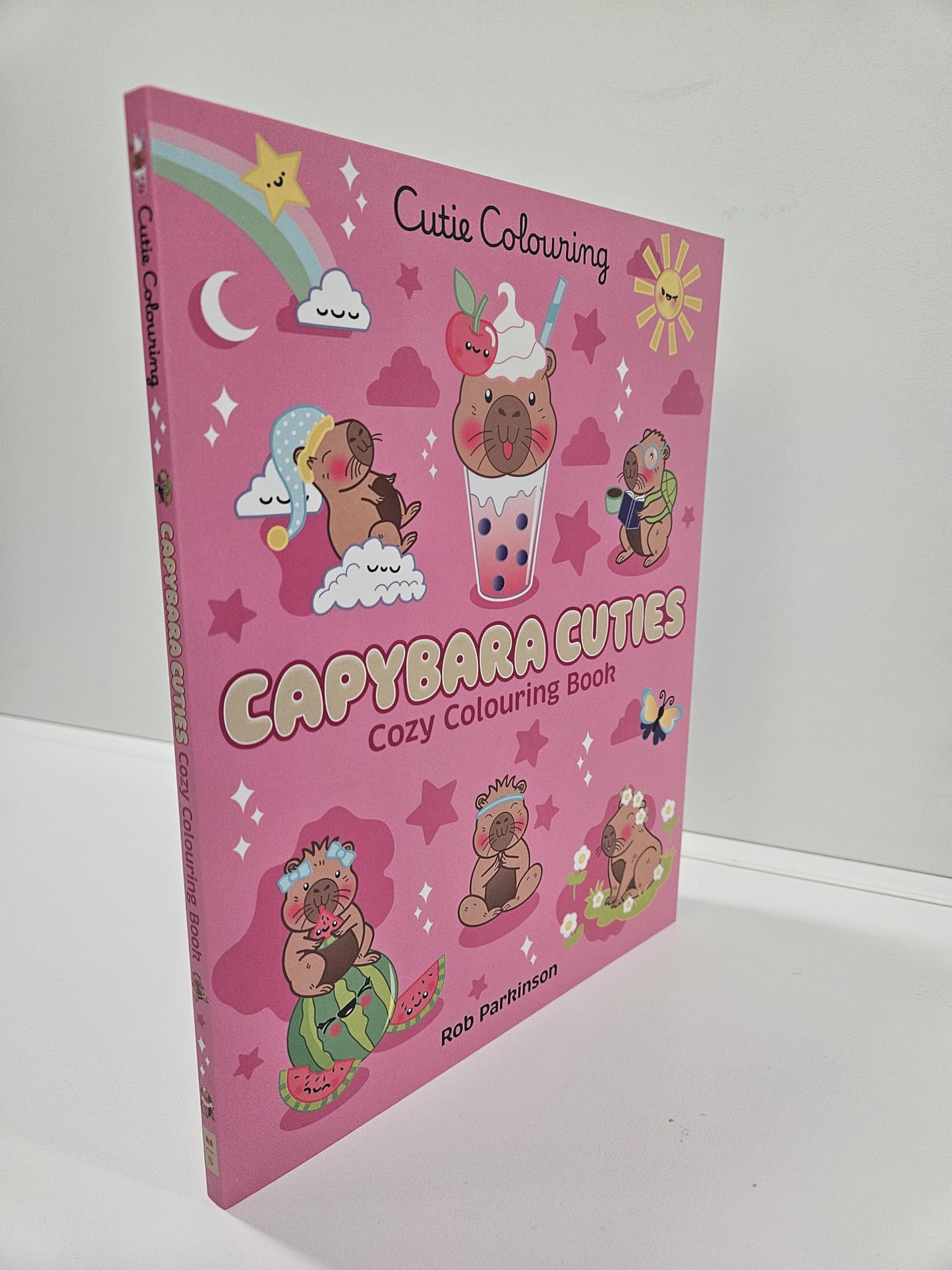Scholastic Capybara Cuties Colouring Book - Relaxing Activity for Ages 5-7 | Paperback