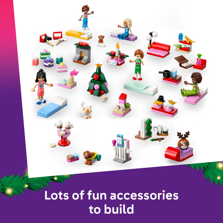 LEGO Friends Advent Calendar 2025 - 24 Days of Festive Building Fun for Kids 6+