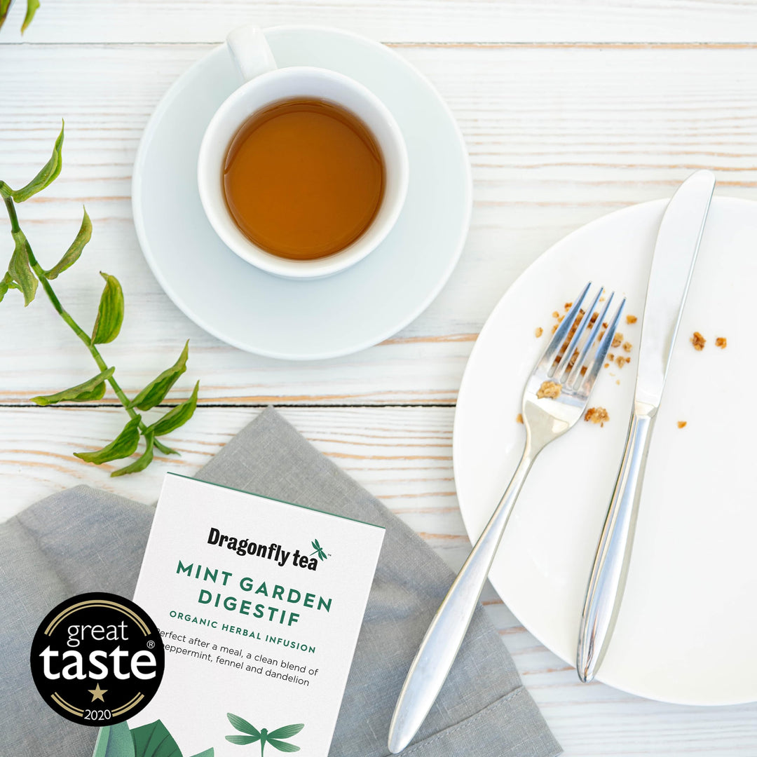 Dragonfly - Mint Garden Digestif Tea Organic | 80 Plastic-Free Tea Bags