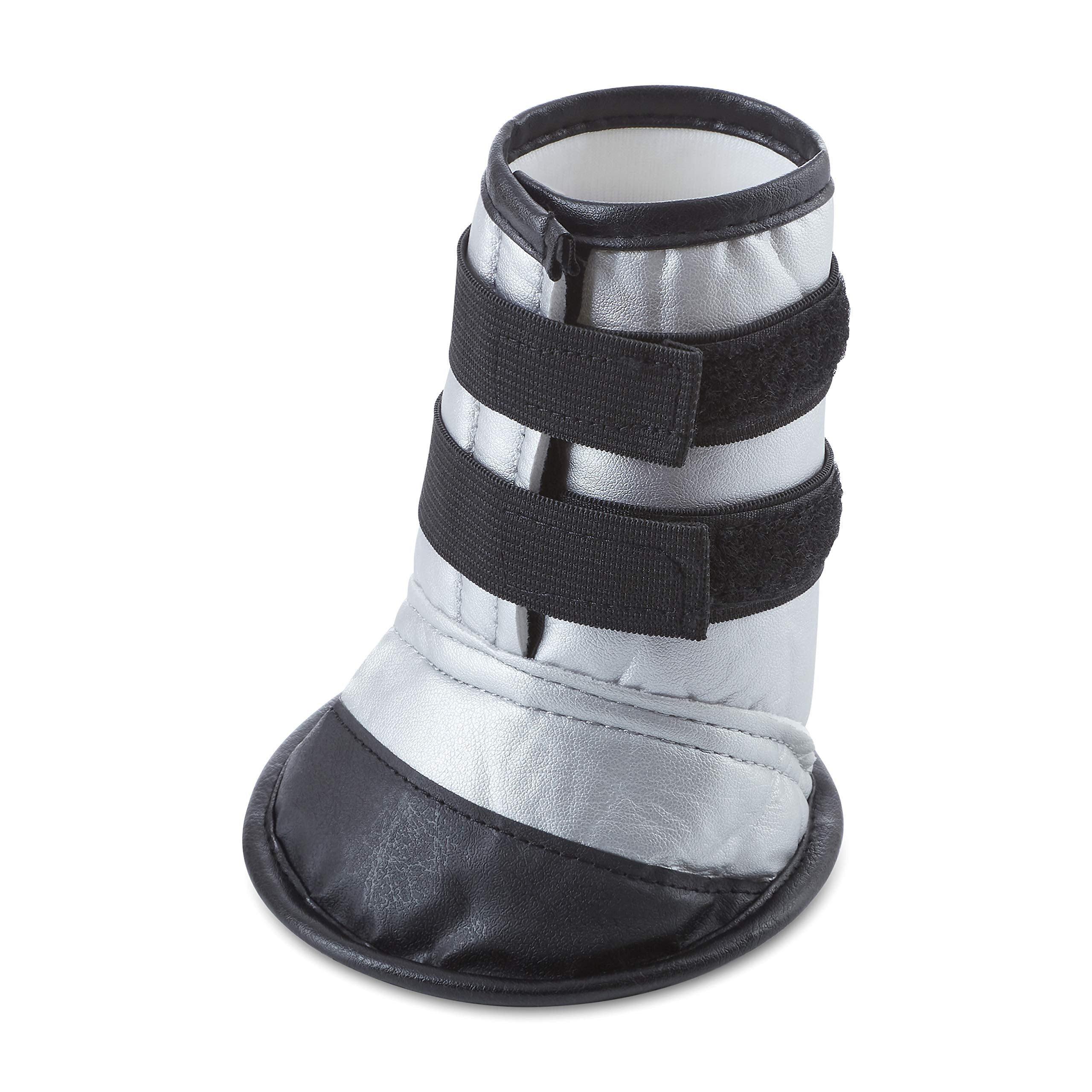 Mikki Dog Boot - Protects Injured Paws | Size 3 | Black/Silver 1