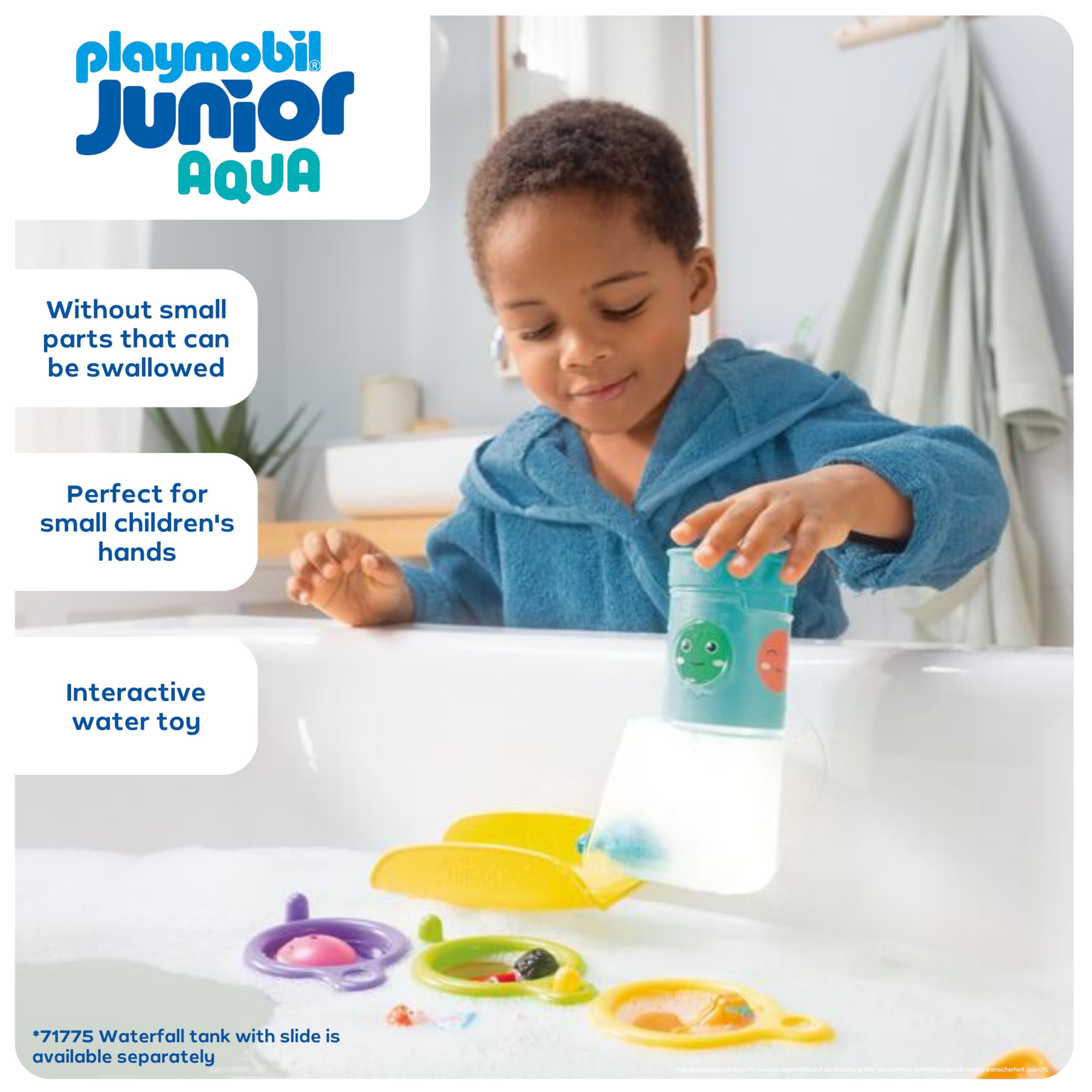 Playmobil JUNIOR AQUA Swimming Cup Set - Water Toy for Toddlers 1+ | BPA-Free, Bio-Based Plastic 3