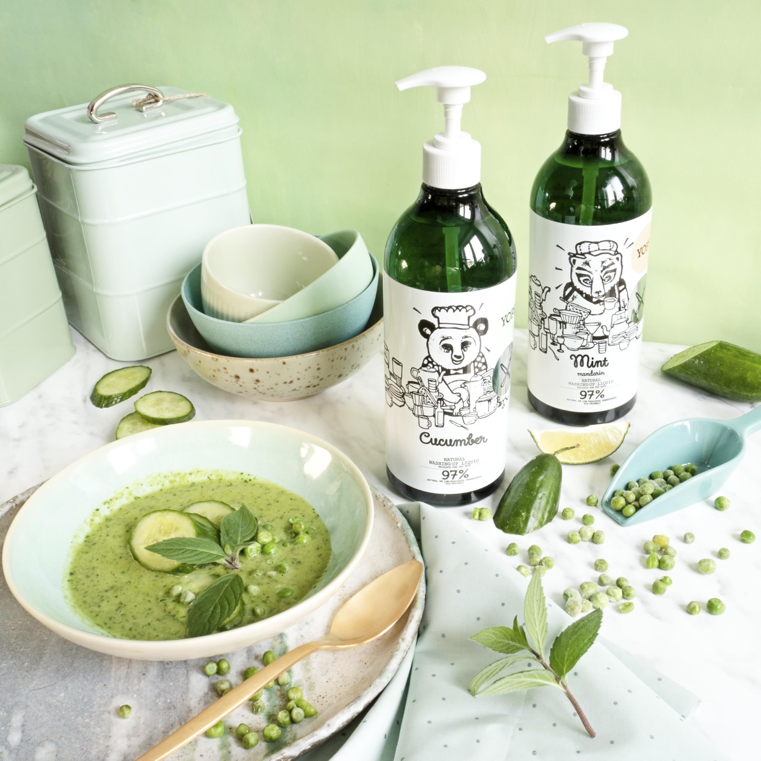 Yope - Natürliches Spülmittel | Minze &amp; Mandarine | 750 ml 3