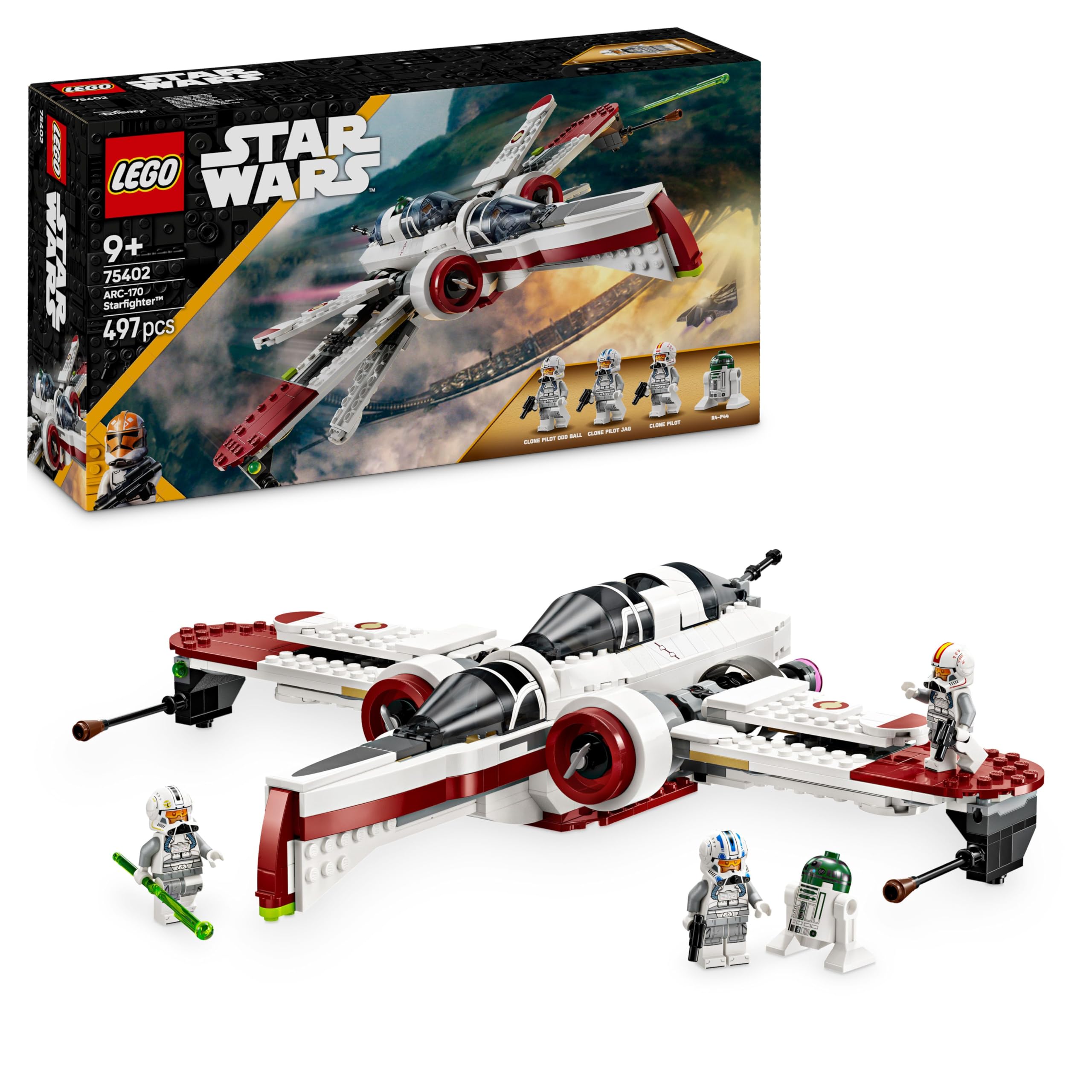 LEGO Star Wars ARC-170 Starfighter Building Set 75402 | Ages 9+ 1