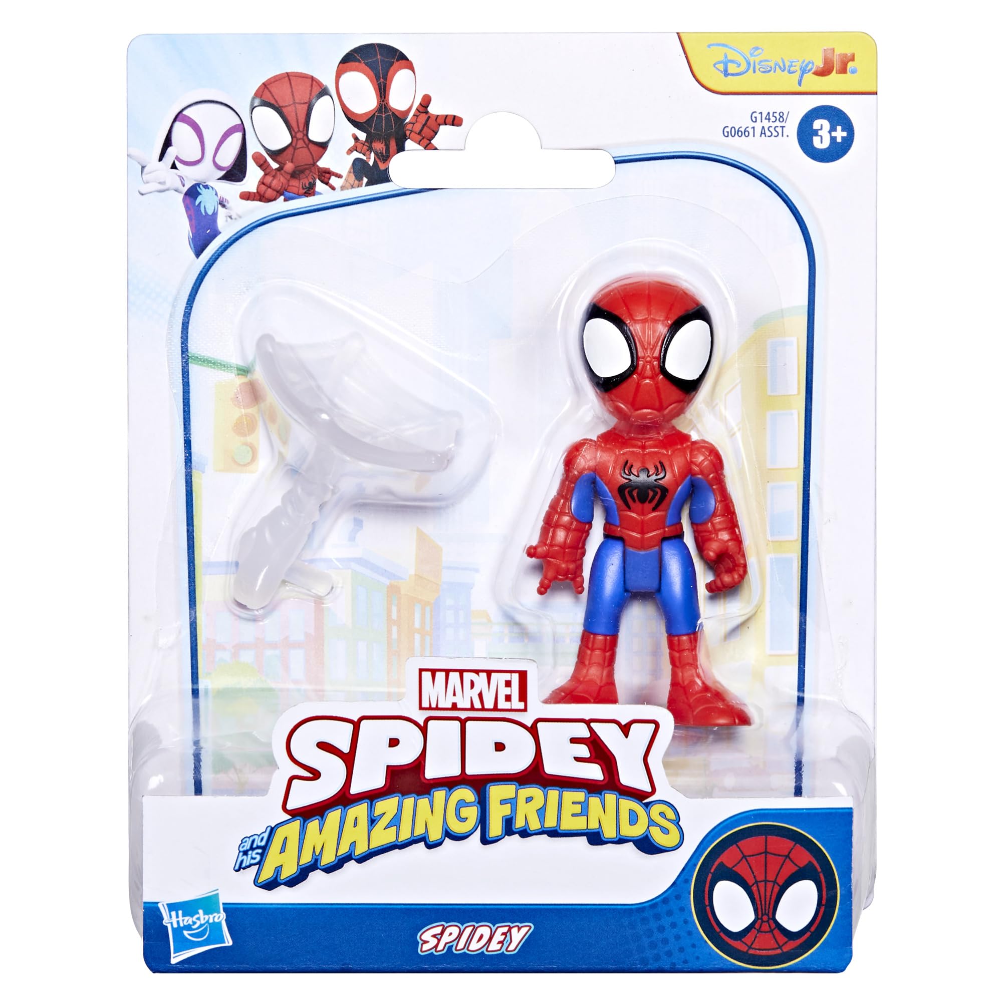 Marvel Spidey and his Amazing Friends Spidey Action Figure - 7.6 cm (3 inch) Poseable Toy with Web Accessory for Ages 3+ 7