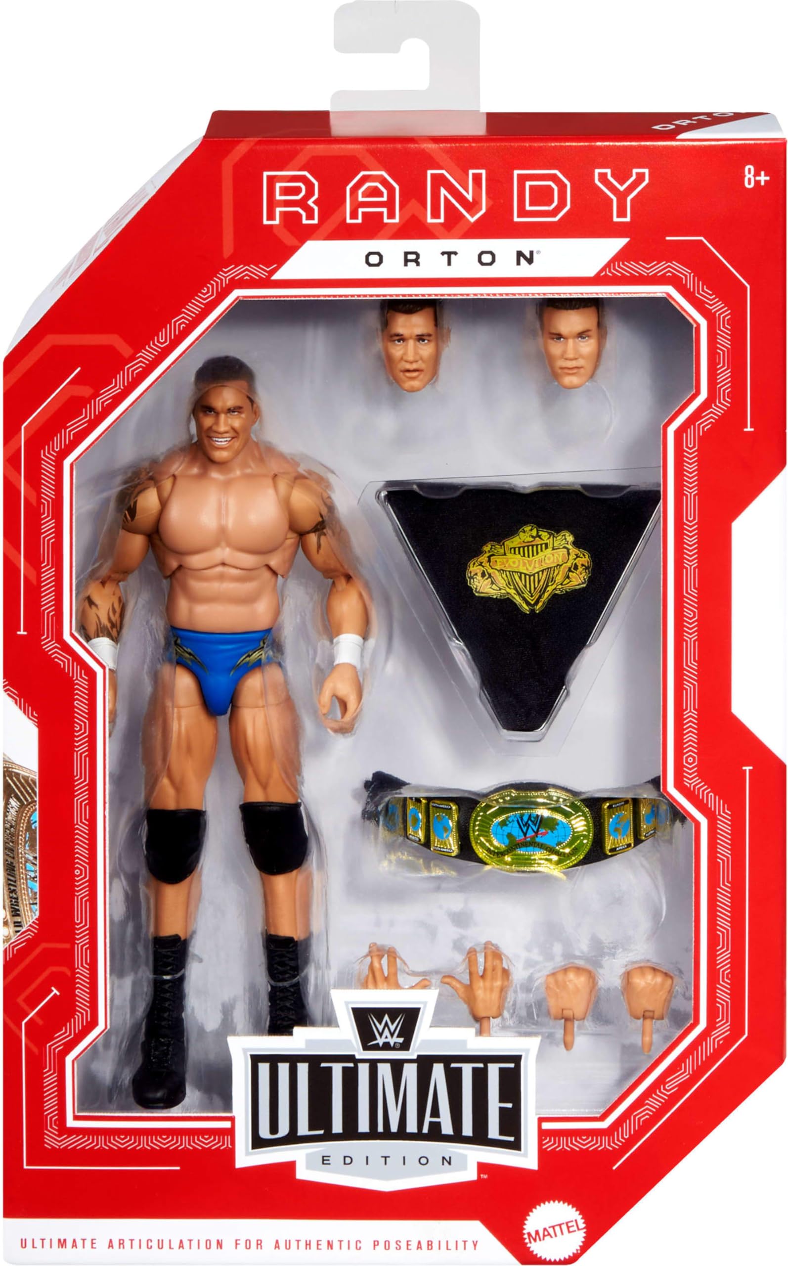 Mattel WWE Ultimate Edition Randy Orton 6-inch Action Figure with Accessories JCX43