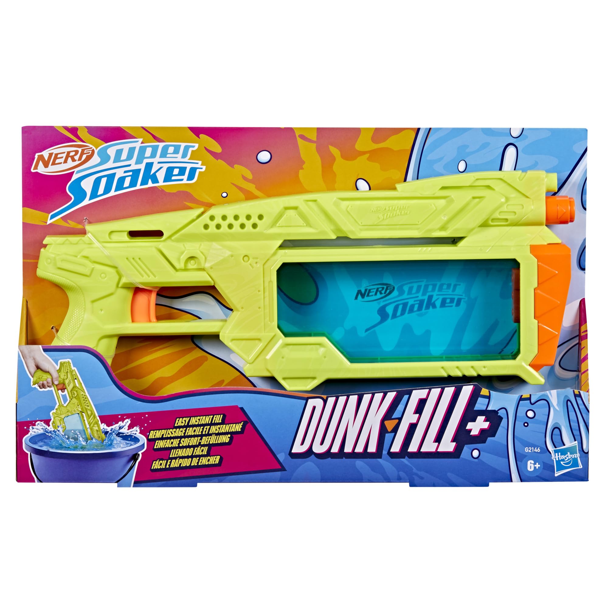 Super Soaker Dunk-Fill+ Water Blaster - Instant Fill Tank | 358ml Capacity | Ages 6+ 3