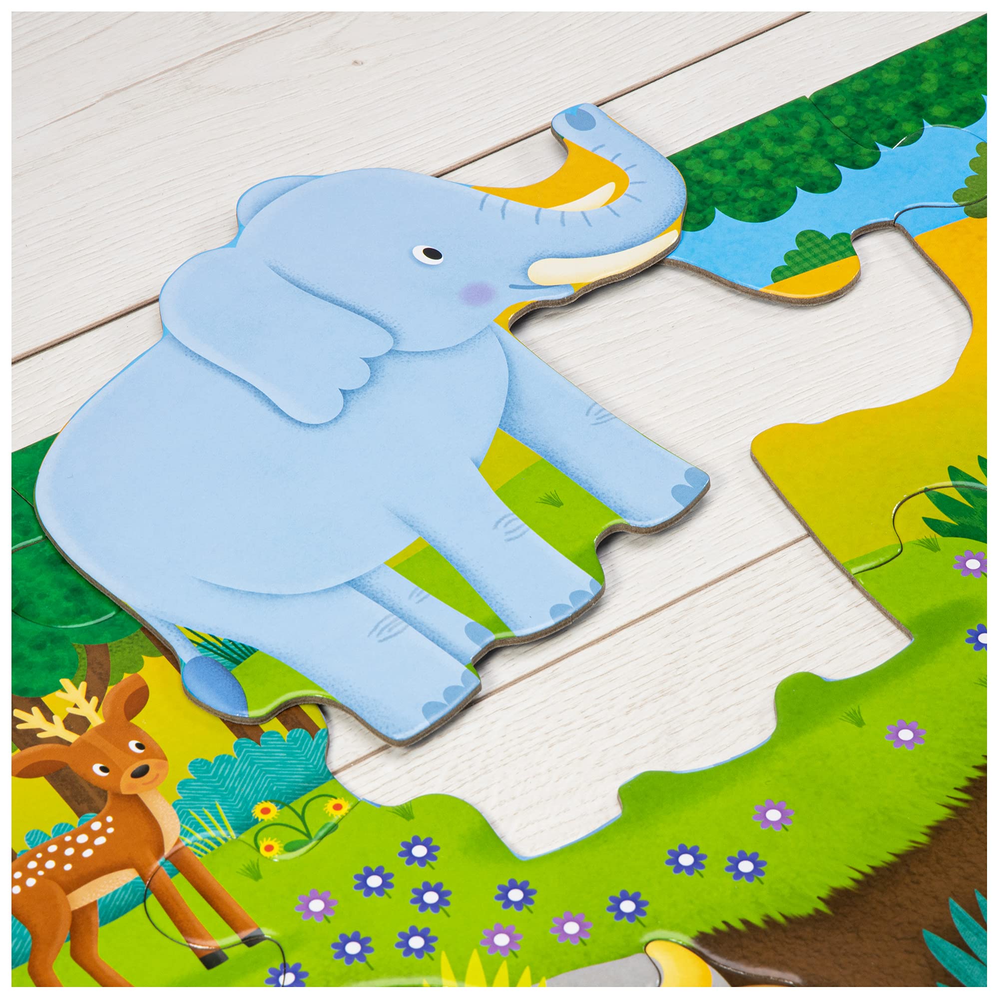 Galt Giant Floor Puzzle - Alphabet Animals Educational Puzzle for Kids Ages 3-6