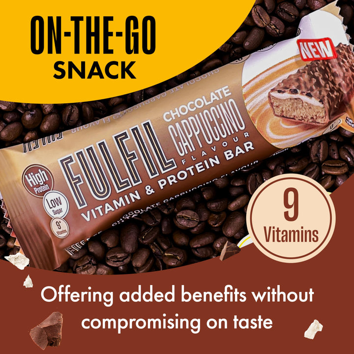 Fulfil - Vitamin and Protein Bars Chocolate Cappuccino (15 x 55g)