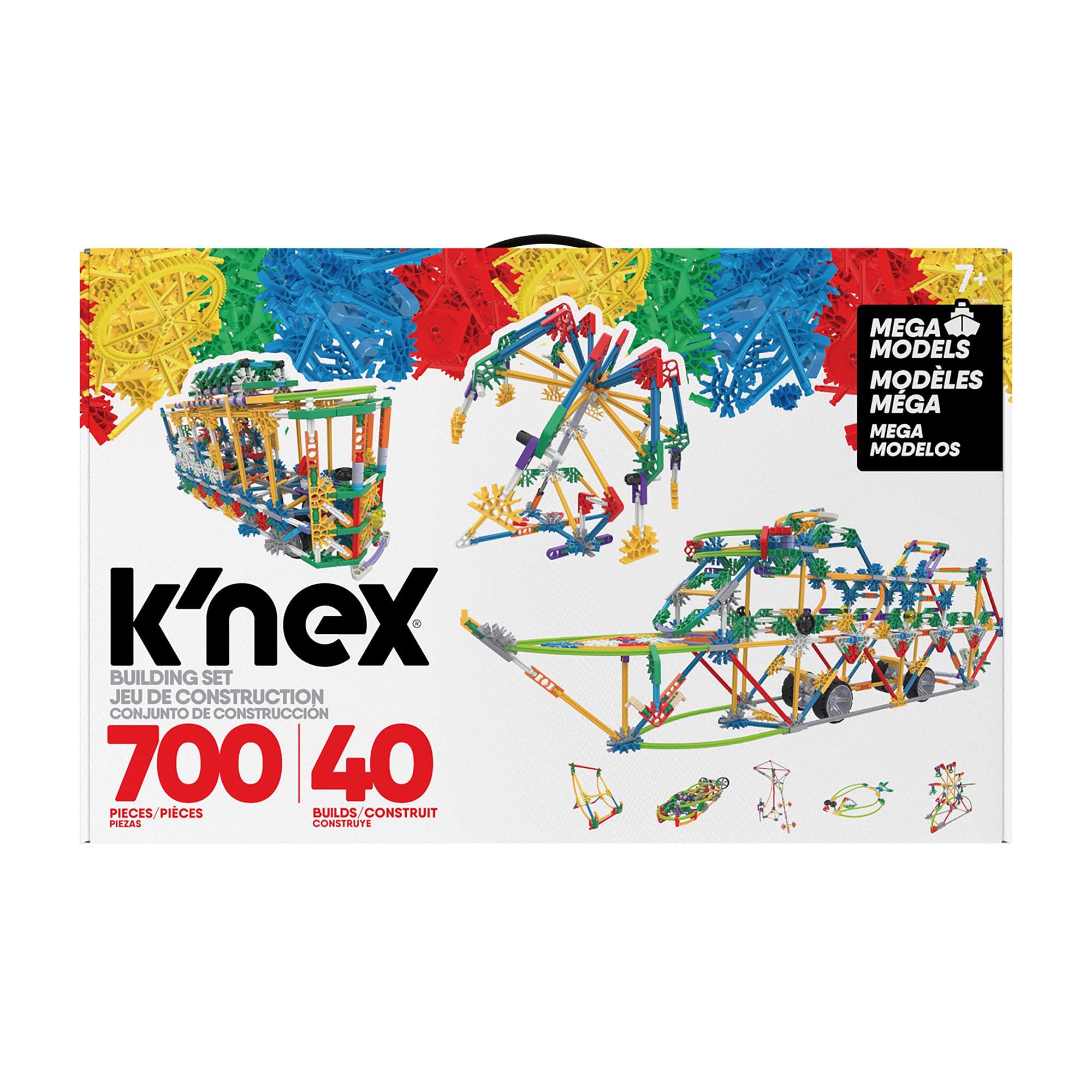 K'NEX Mega Models Building Set - 700-Piece STEM Construction Toy for Kids 7+ 1