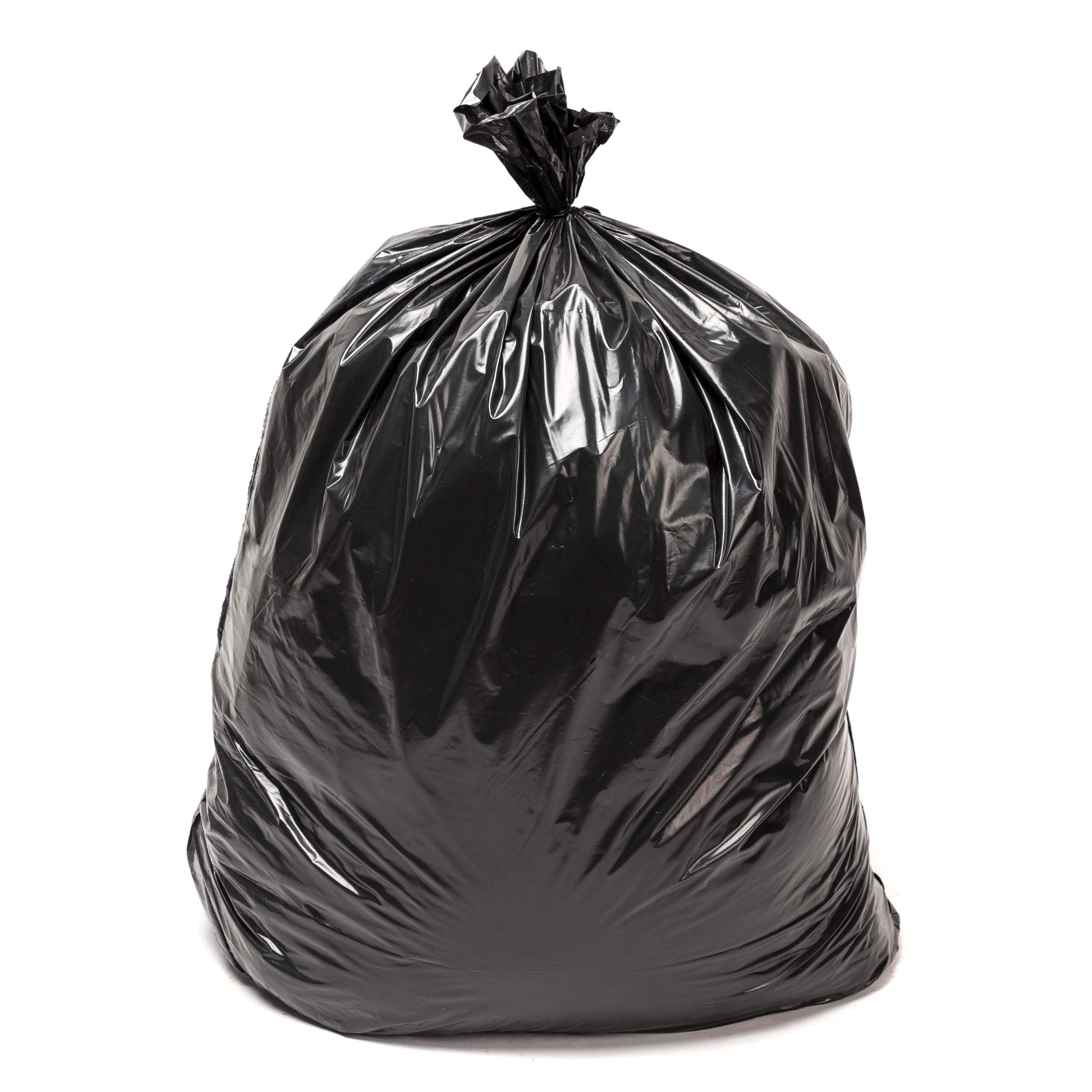 Relevo Heavy Duty Bin Bags - 150L Capacity, 100kg Weight Resistance | Pack of 10 | Black