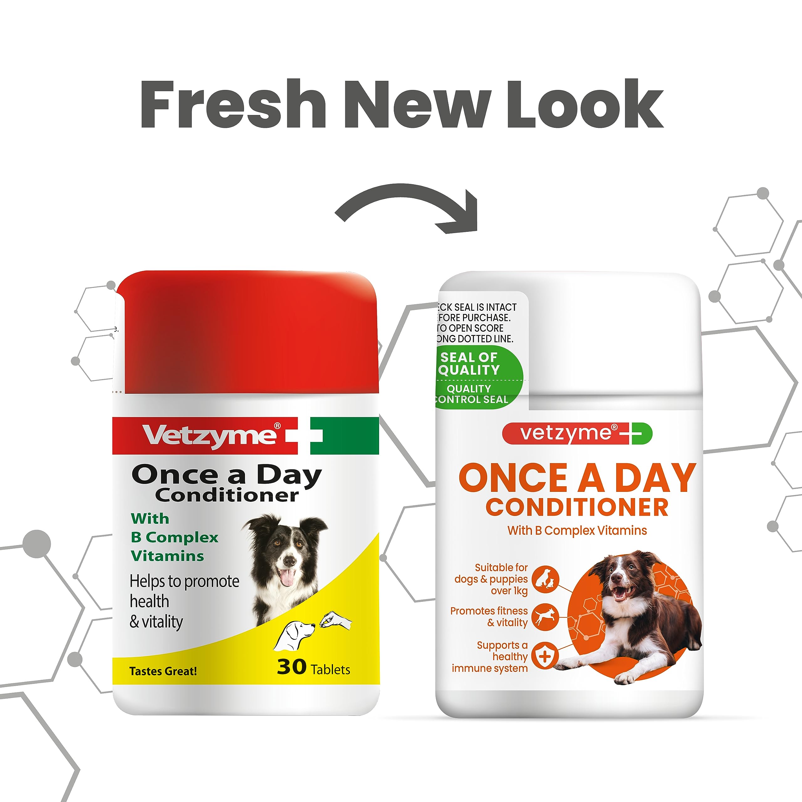 Vetzyme Once A Day Conditioning Tablets for Dogs - Multivitamin with B Complex | 30 Count 5