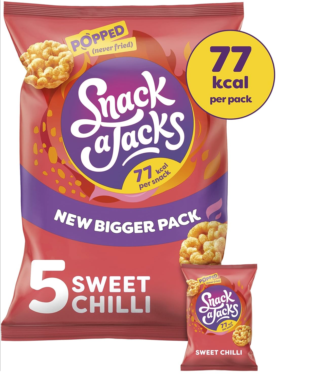 Snack a Jacks Crispy Sweet Chilli 5 X 19g 6