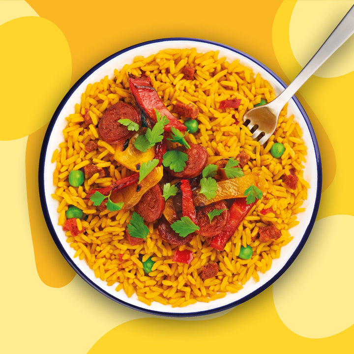 Ben's Original - Favourites Paella Chorizo and Vegetable Microwave Rice Meal (6x 250g)