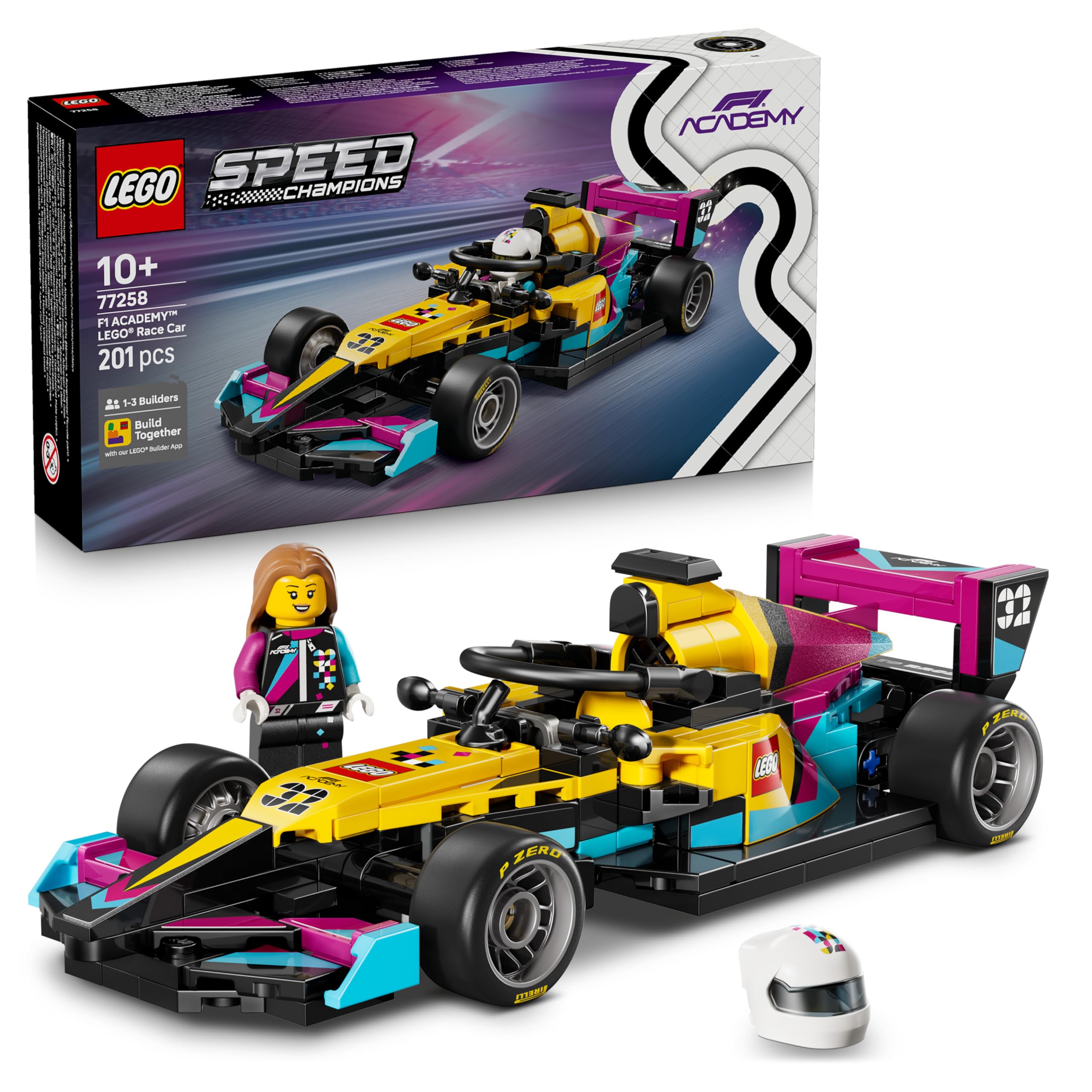 LEGO Speed Champions F1 ACADEMY Race Car Toy Model Kit 77258 | Ages 10+ 1