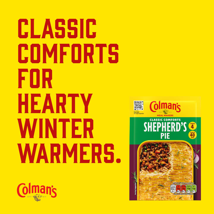 Colman's Shepherd's Pie Recipe Mix 50 g - Easy Family Comfort Food Meal Kit