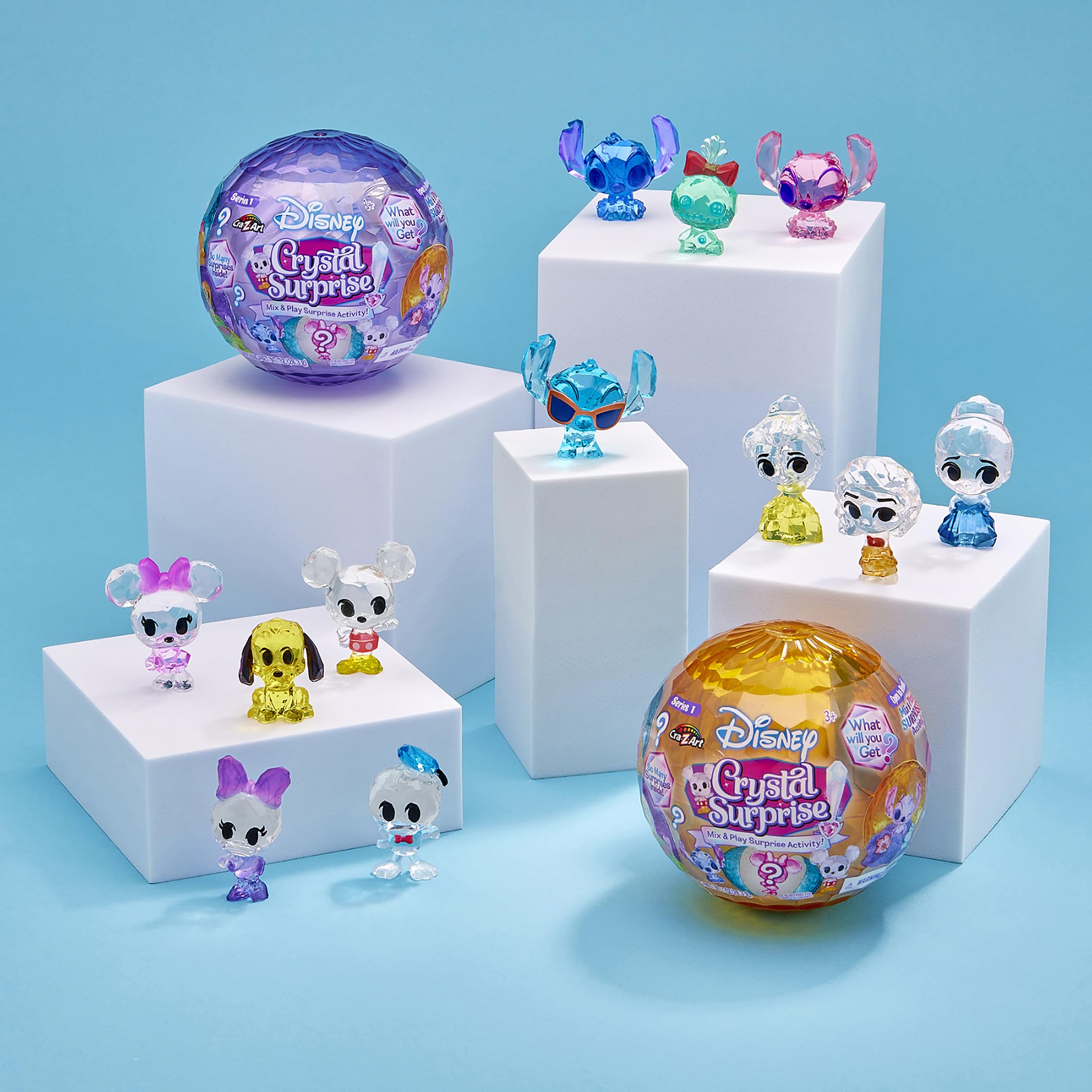 CRA-Z-ART Disney Crystal Surprise Mini Collectible Figure with Color-Change Feature - 3 Years and Up 3