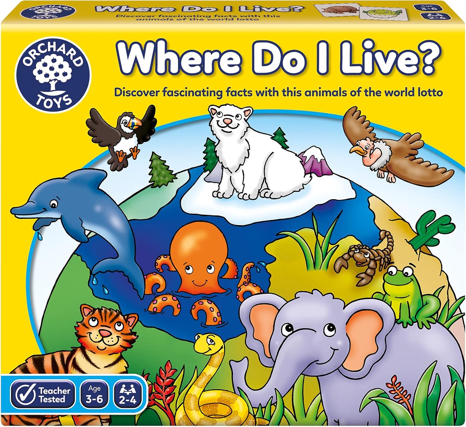 Orchard Toys Where Do I Live? Board Game 1