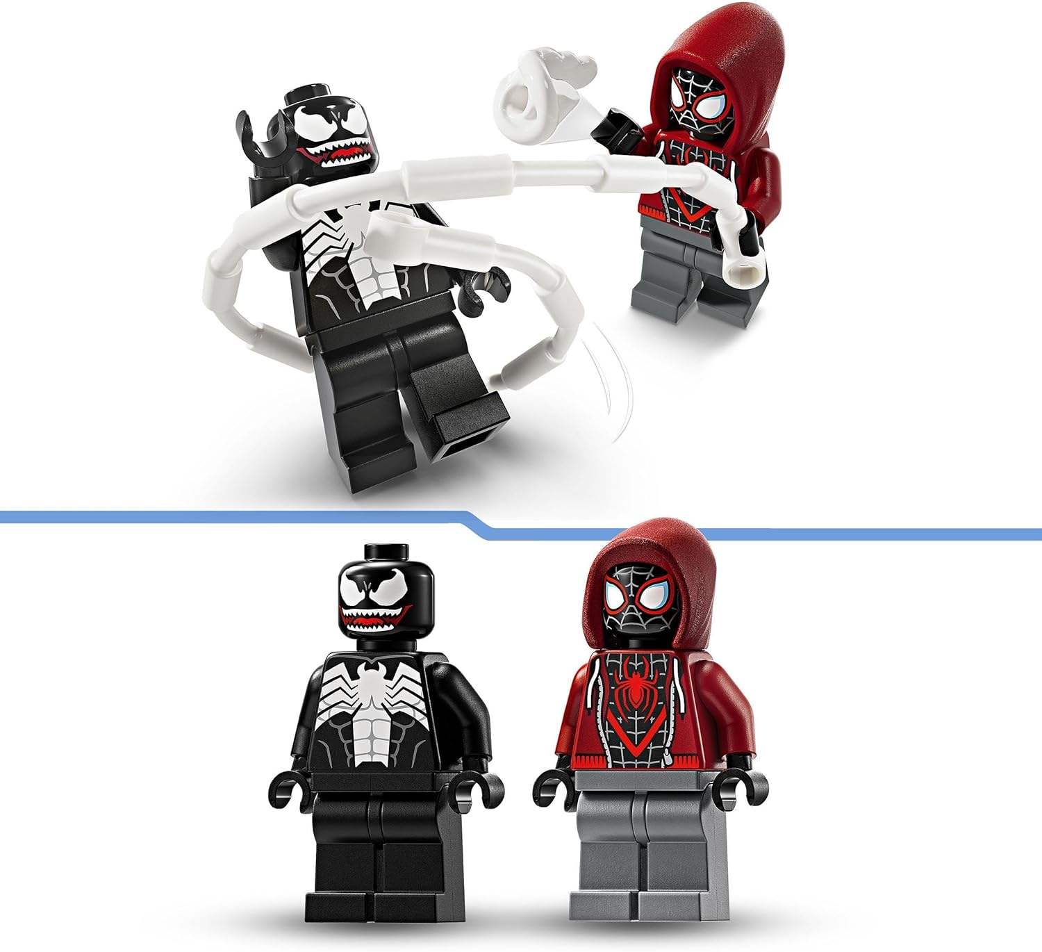 LEGO Marvel Venom Mech Armour vs. Miles Morales - Buildable Spider-Man Action Figure Toy for Ages 6+ 3