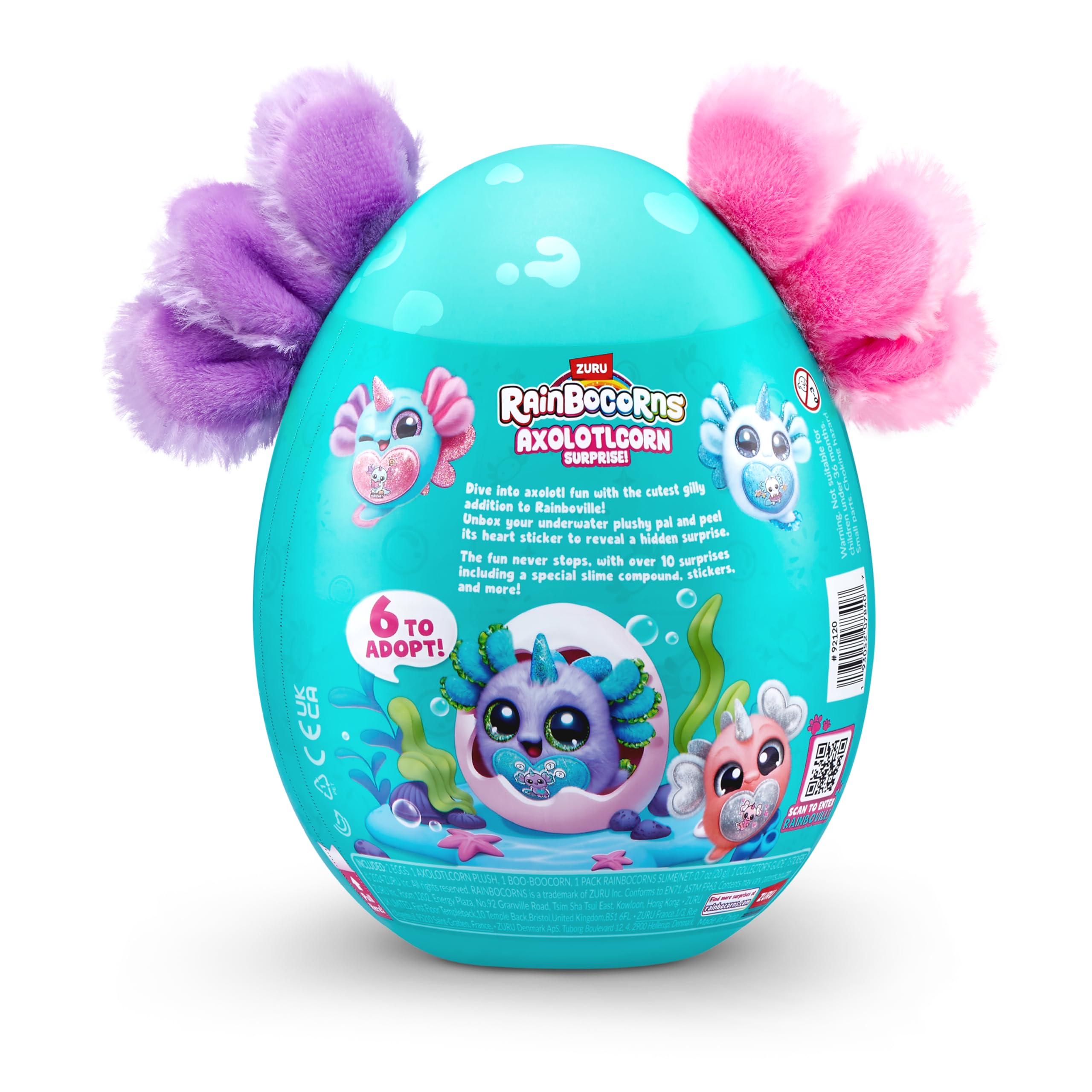 Rainbocorns Axolotlcorn Surprise by ZURU - Collectible Plush Toy for Girls 3+ 12