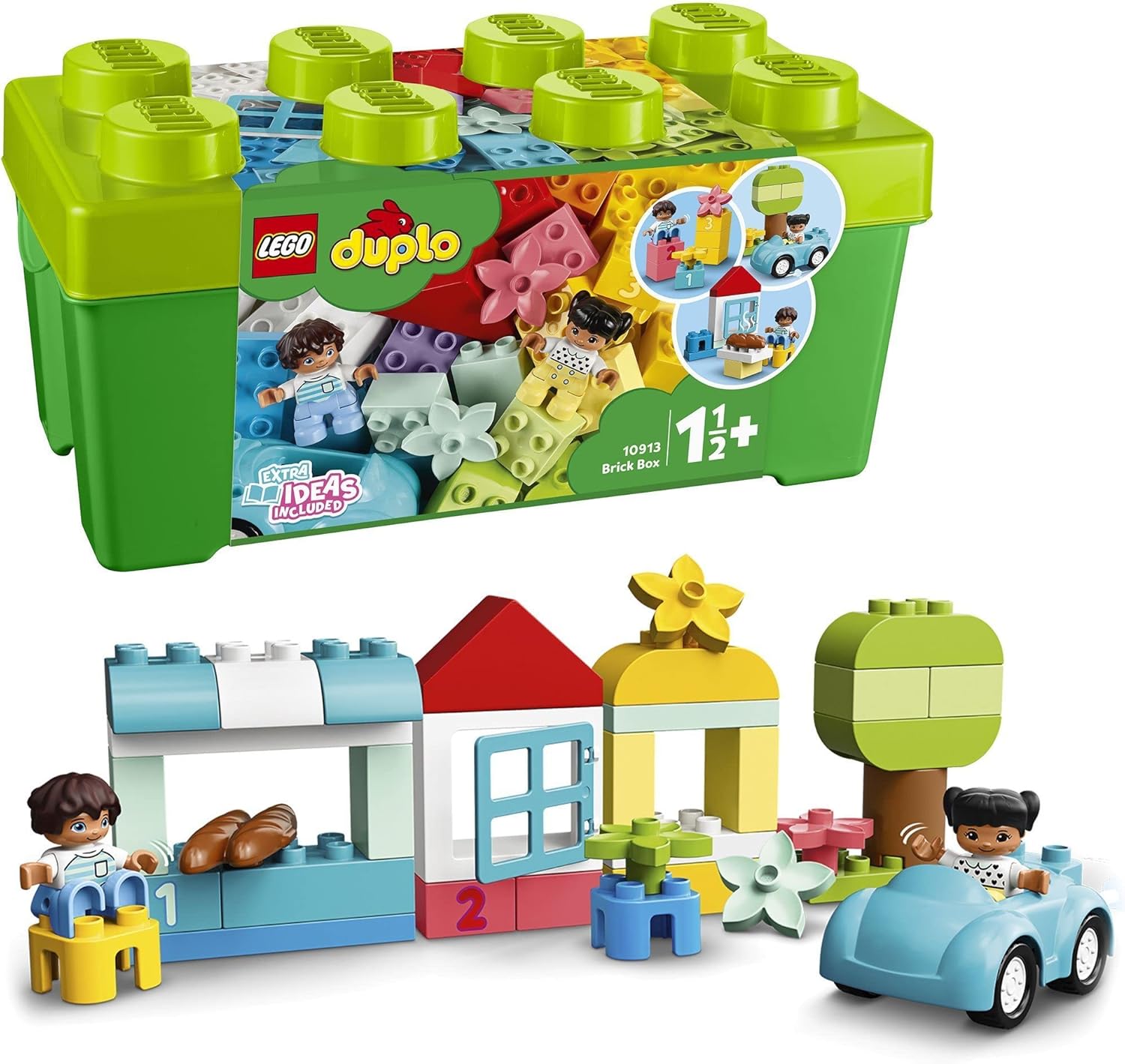 LEGO DUPLO Klassische Steinebox 10913 – Pädagogisches Bauset für Kleinkinder ab 18 Monaten 10