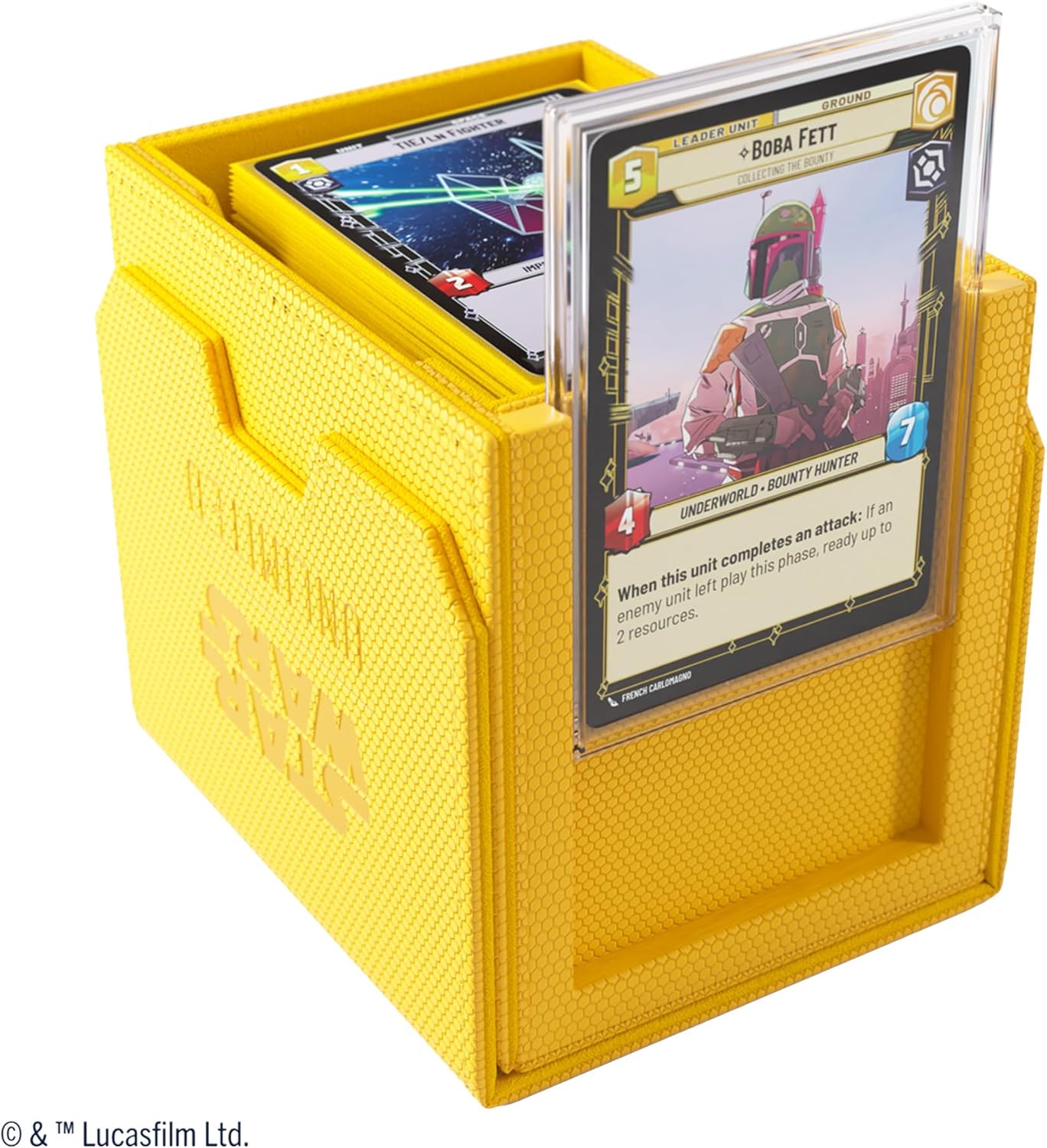 Gamegenic Star Wars Unlimited Deck Pod - Yellow - Trading Card Game Accessory 5