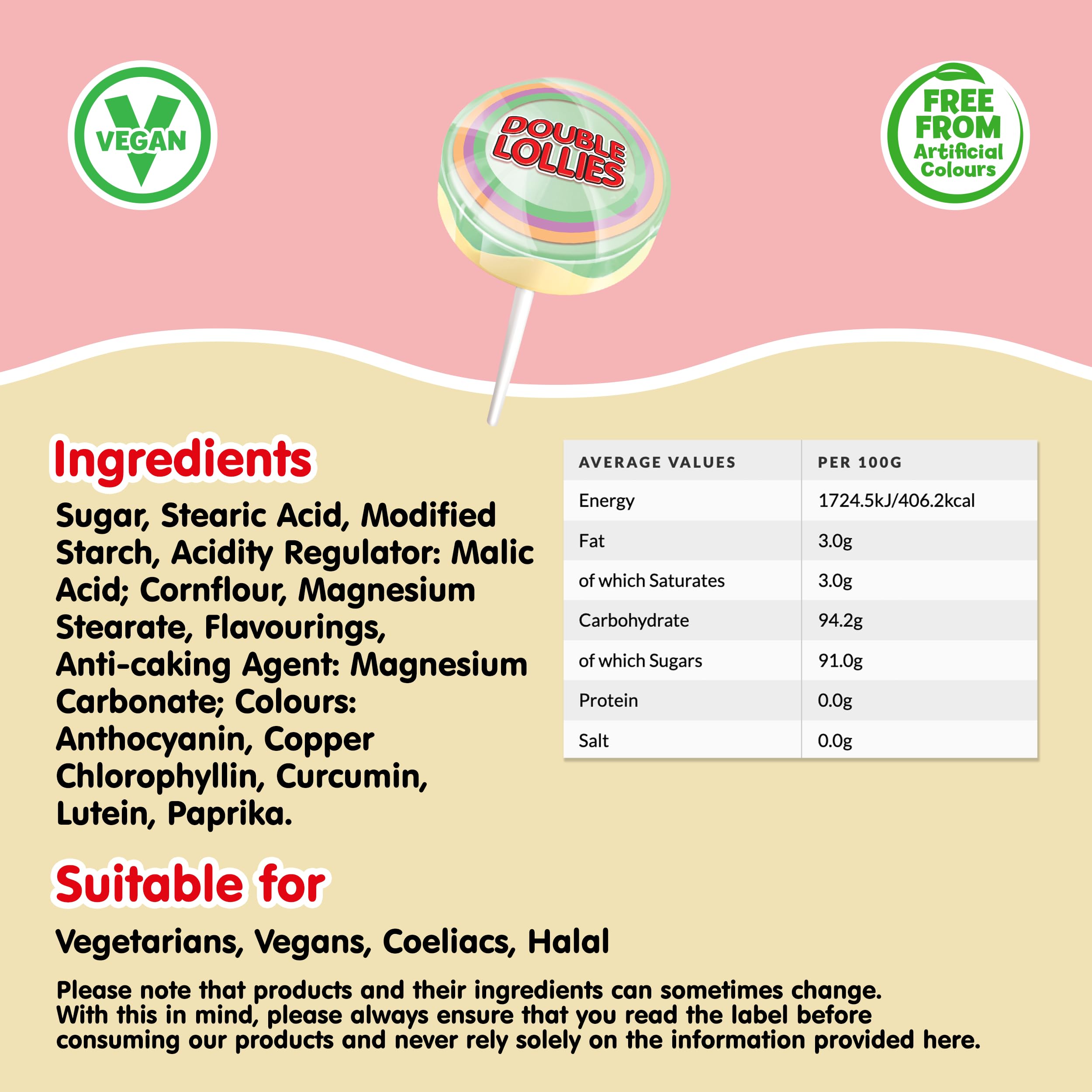 Swizzels Original Double Lollies - Assorted Fruity Sweets in Can 3