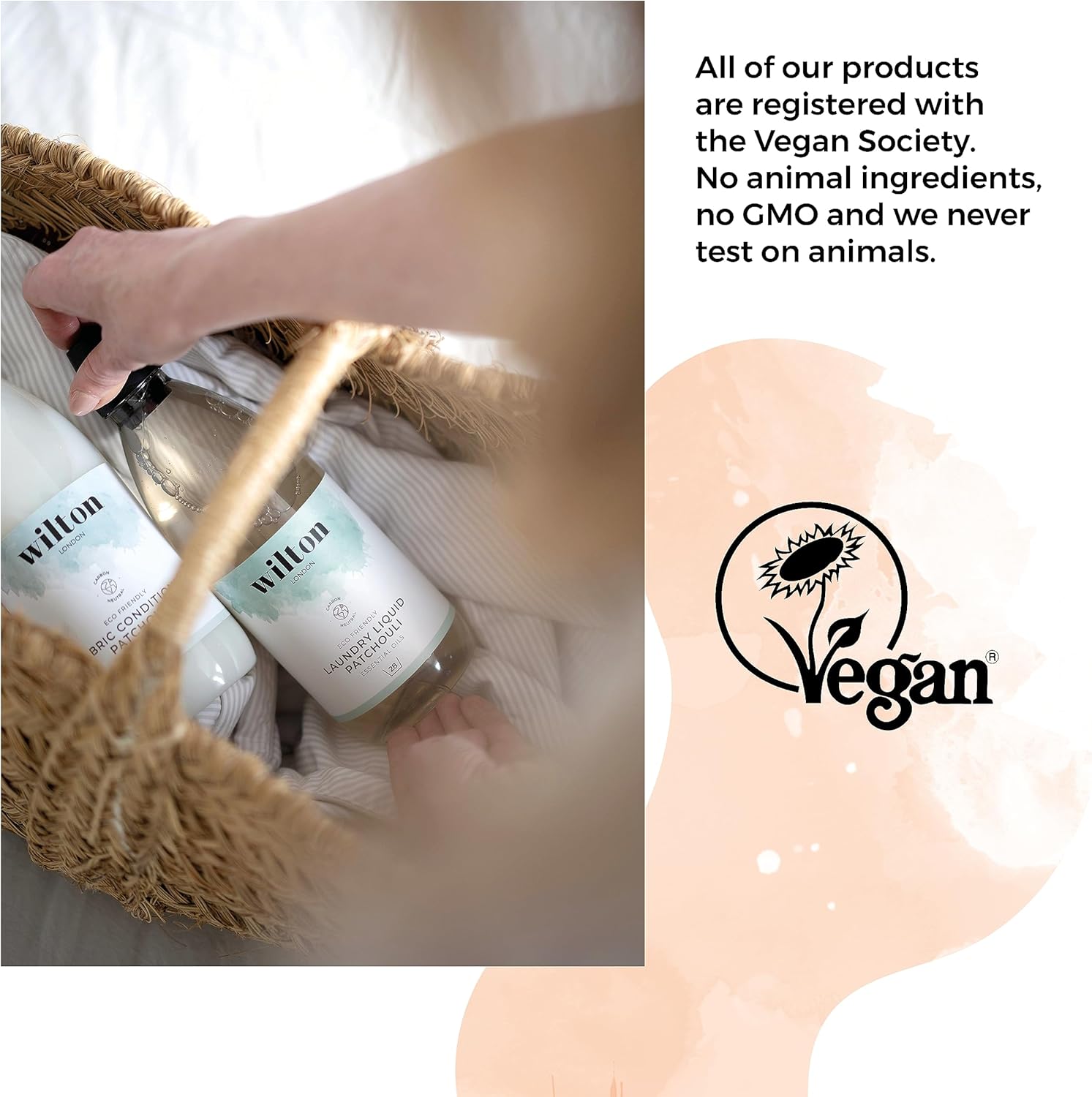 Wilton London Eco-Friendly Patchouli Laundry Liquid (1.09 kg, 28 Washes) 3