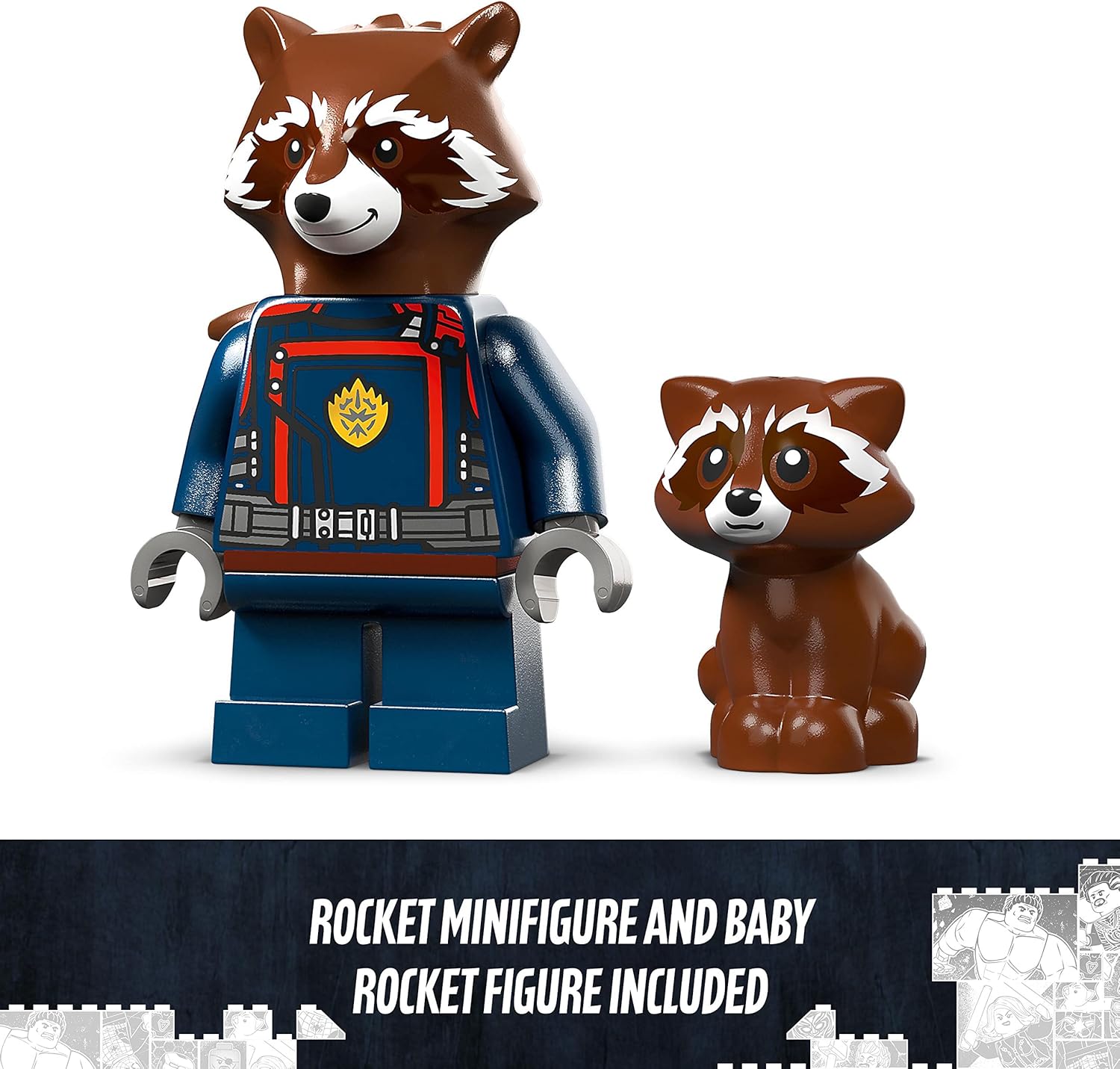 LEGO Marvel Baby Rocket's Ship 76254 - Guardians of the Galaxy Buildable Space Toy for Kids 8+ 2