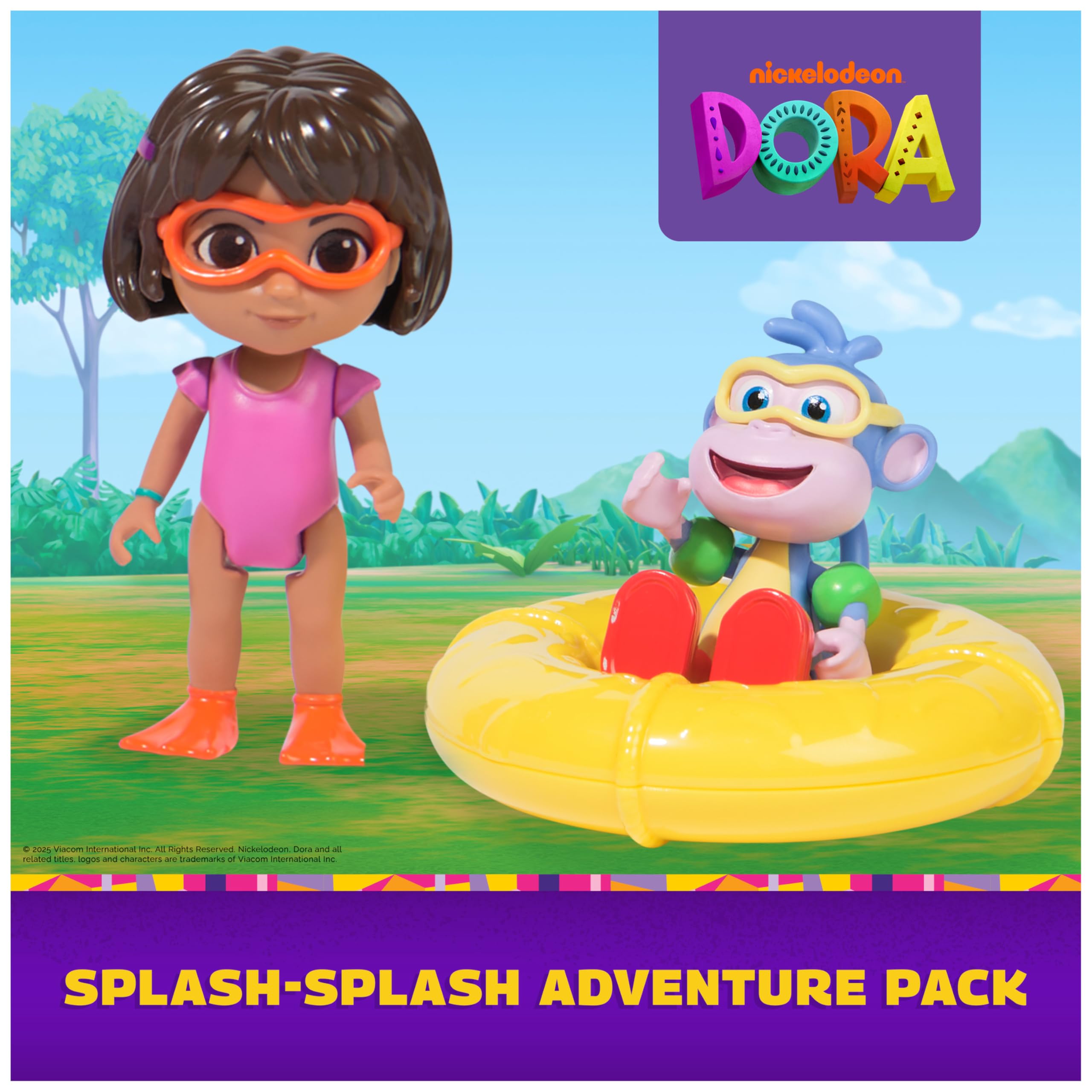Dora the Explorer Splash-Splash Adventure Pack - Swim-Ready Figures & Pool Accessories 2