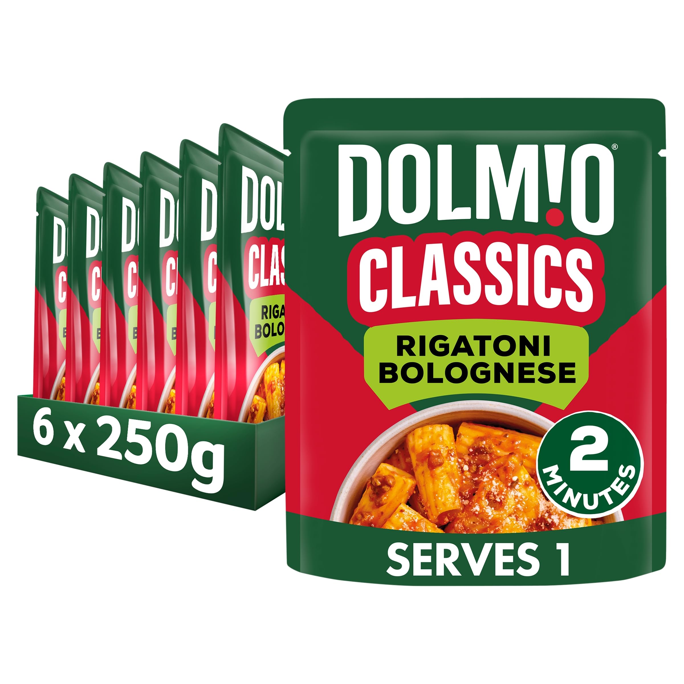 Dolmio - Klassiker Rigatoni Bolognese Fertiggericht 6x 250g