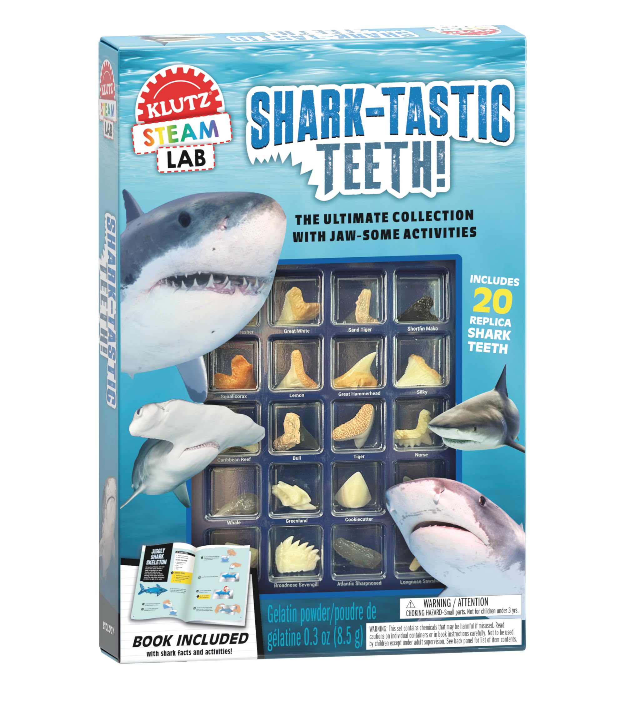 Klutz STEAM Lab Shark-tastic Teeth! Activity Kit | Ages 7-10 | English