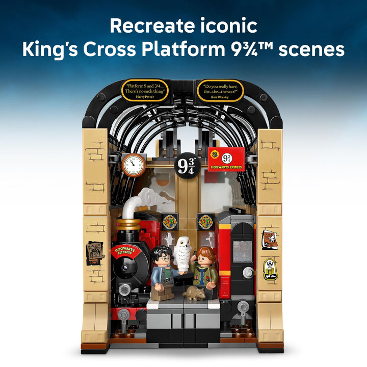 LEGO Harry Potter Book Nook: Hogwarts Express Set with Train Toy & 4 Minifigures - 10+