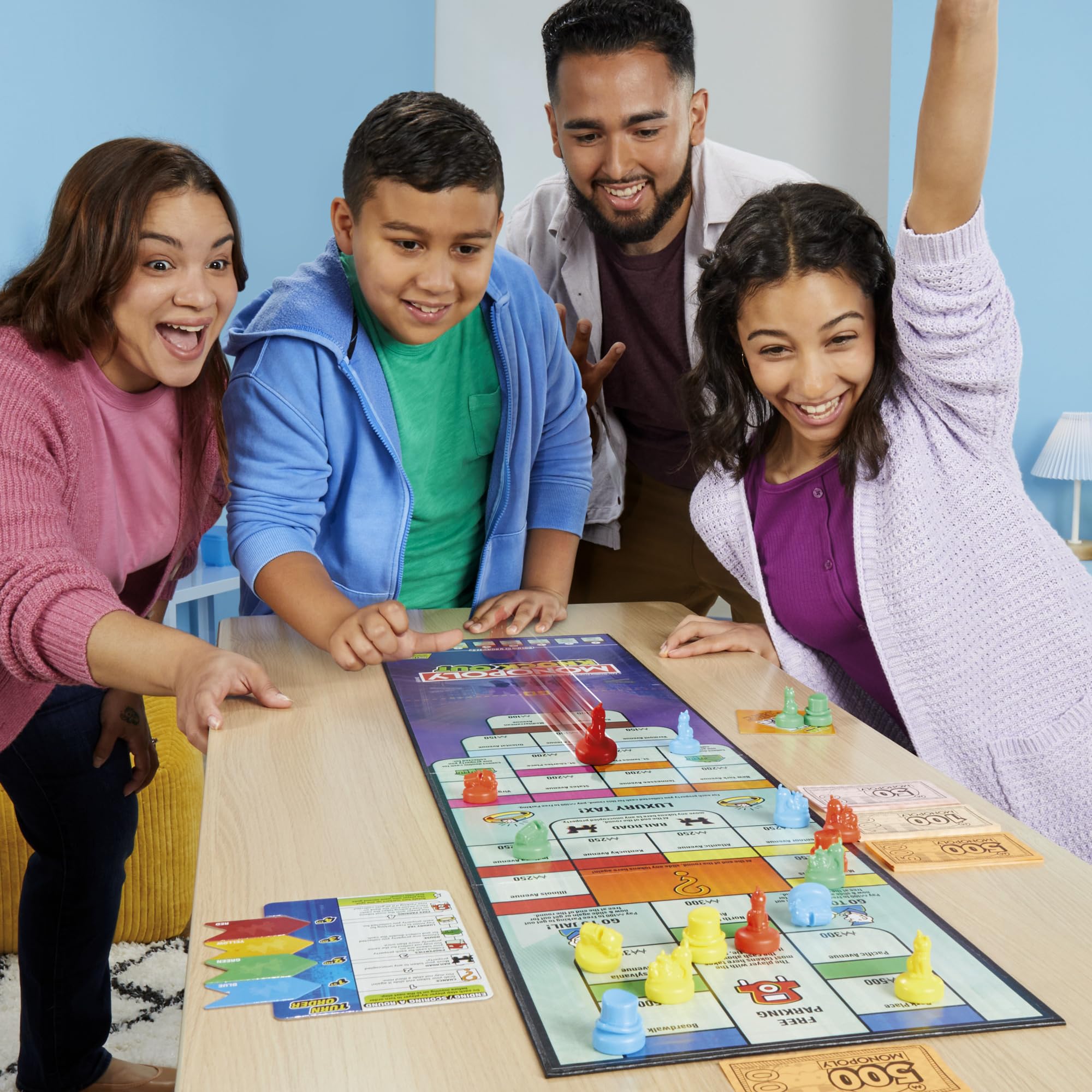 Monopoly Knockout Board Game for 2-8 Players 5