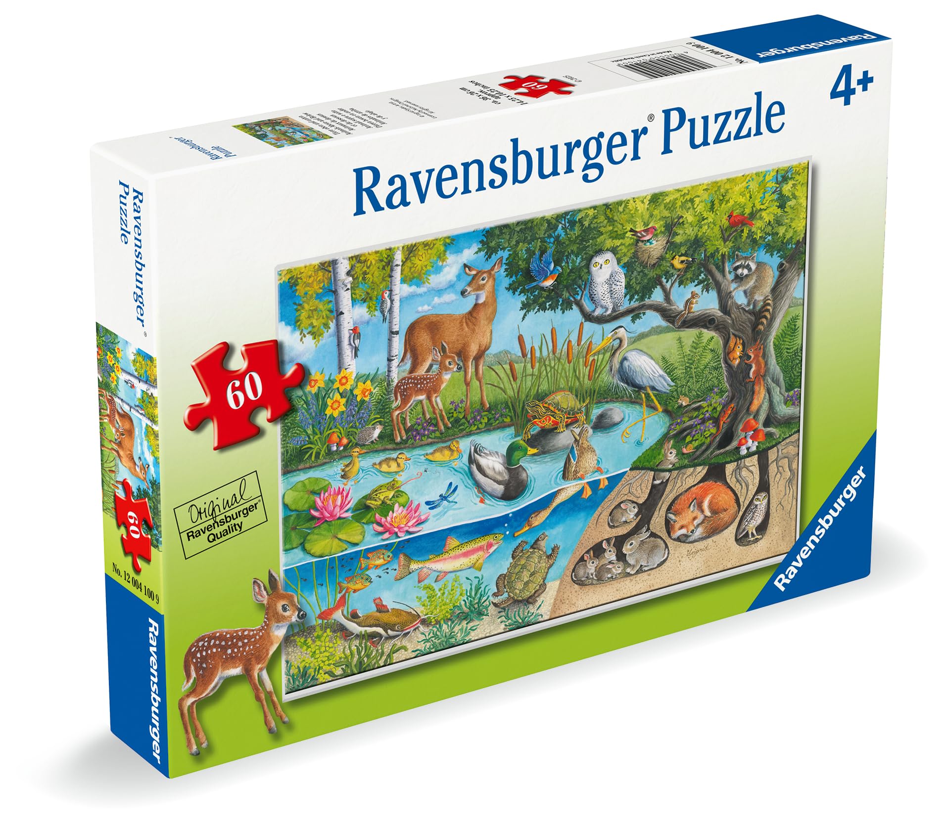 Ravensburger Animals Above & Below Jigsaw Puzzle - 60 Pieces | Ages 4+ | 36x26cm