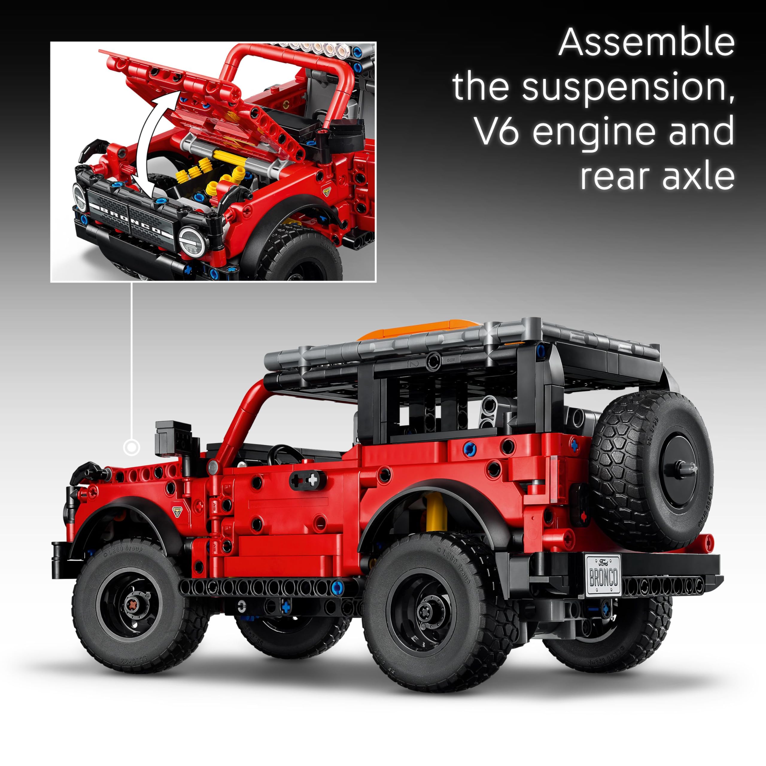 LEGO Technic Ford Bronco SUV Off Road Car Toy 42213 | Ages 9+ | Engineering Set 3