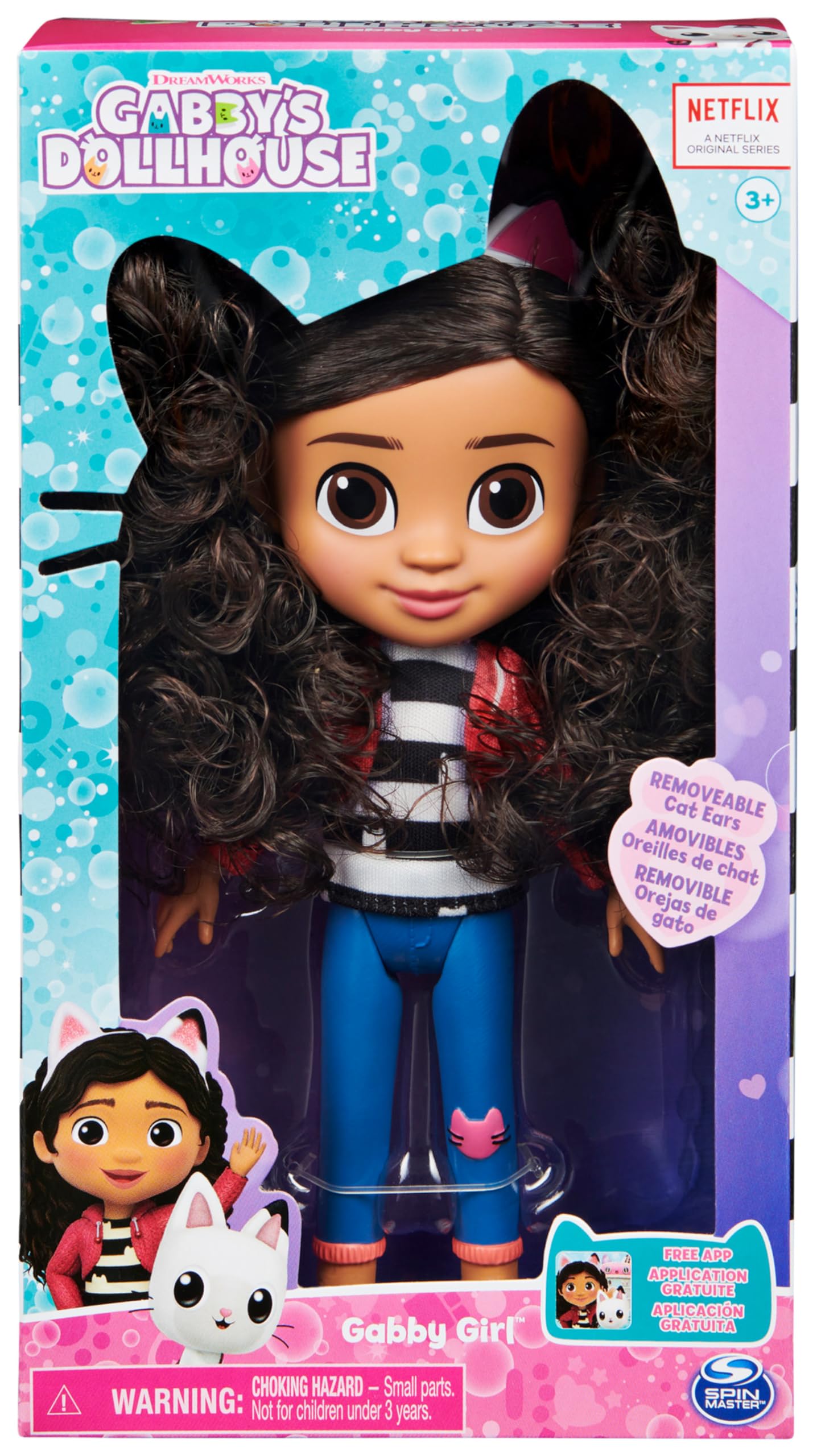 DREAMWORKS GABBY'S DOLLHOUSE Gabby Girl Doll - 20.3 cm | Ages 3+ | Removable Headband 2