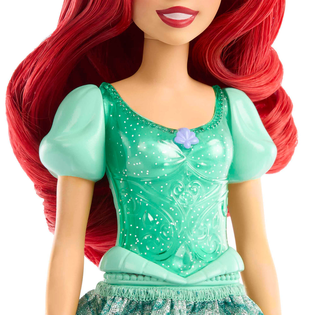 Mattel Disney Princess Ariel Posable Fashion Doll with Sparkling Outfit & Accessories, HLW10