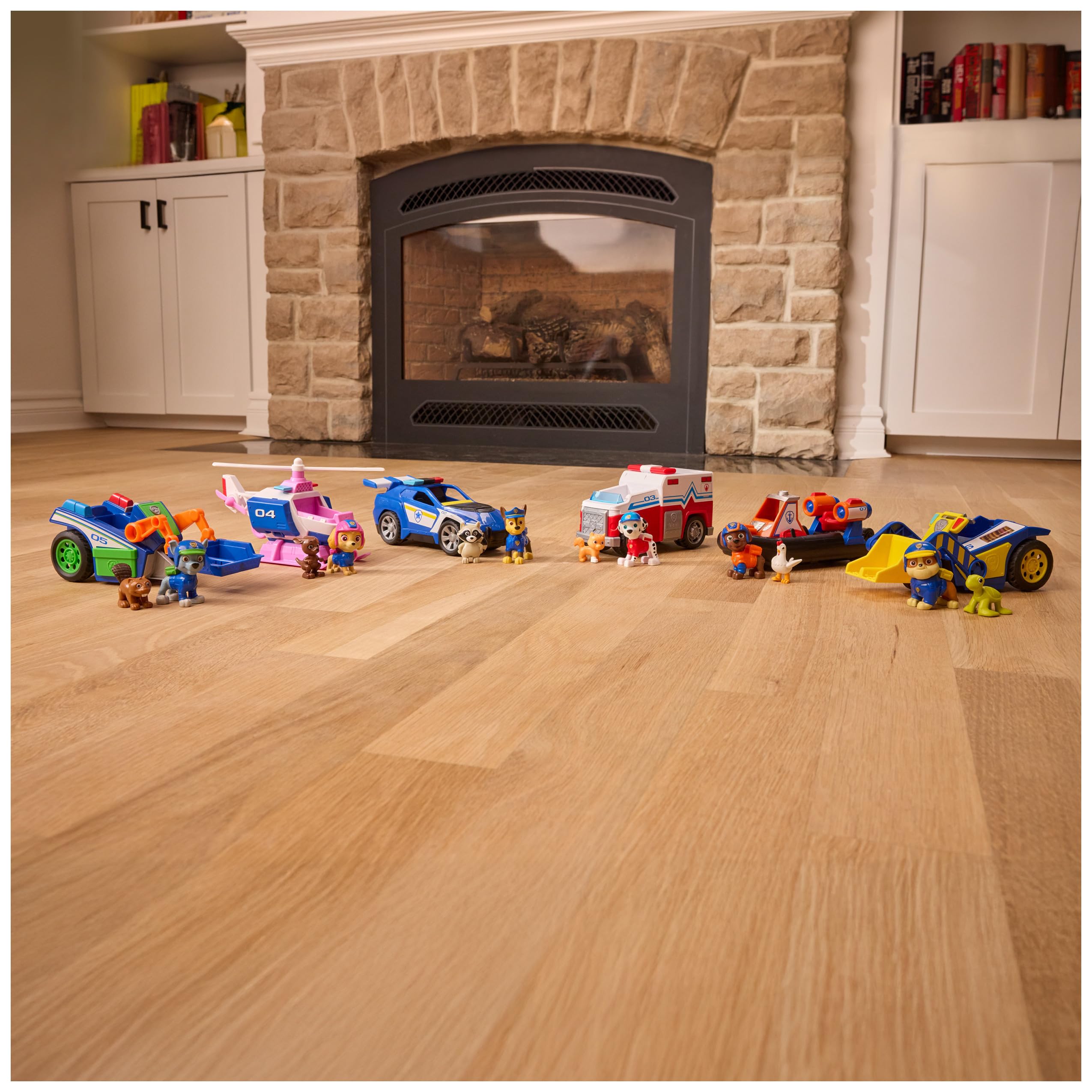 Paw Patrol Search & Rescue Chase Rescue Cruiser Vehicle with 2 Figures | Ages 3-9 7