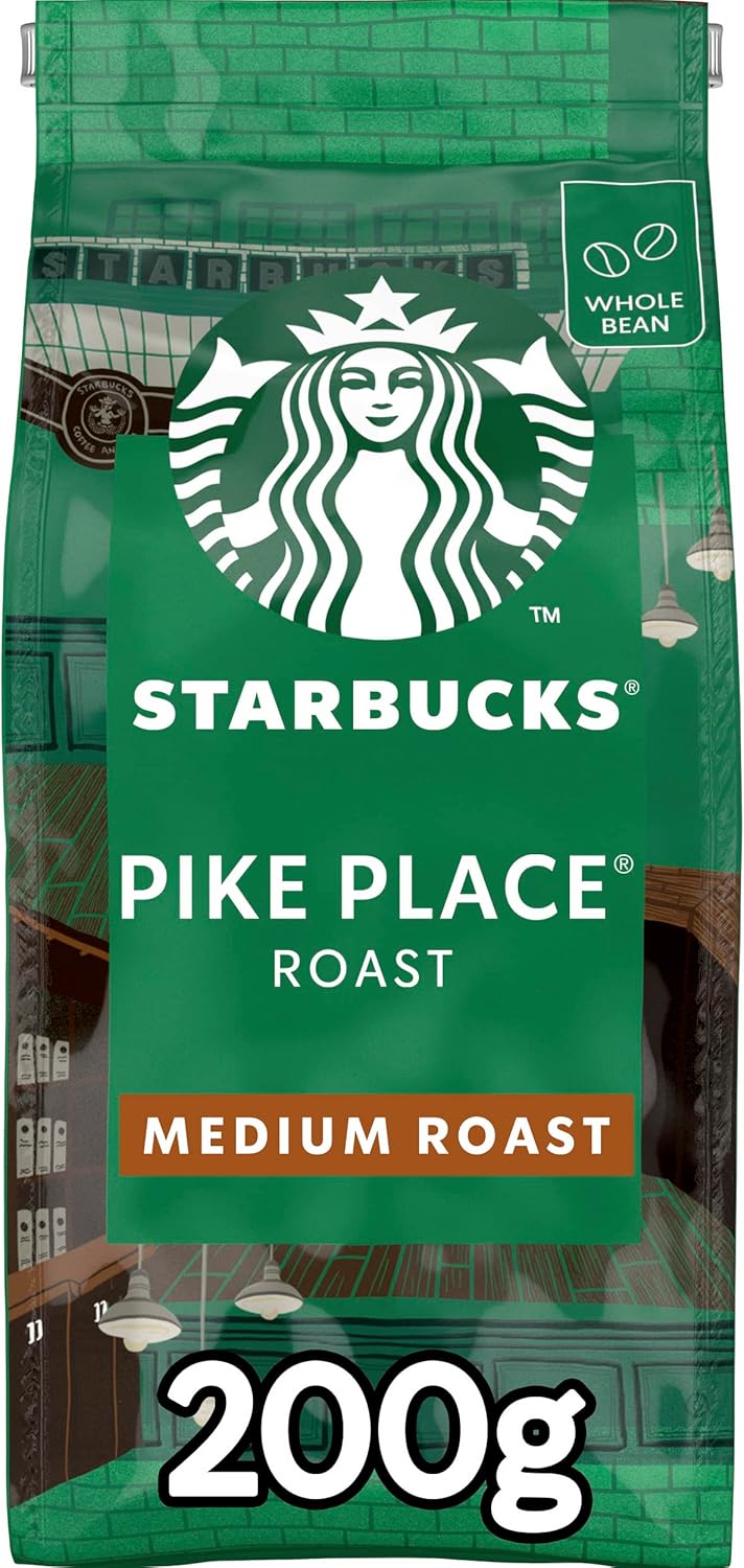 STARBUCKS Pike Place Roast – Mittel gerösteter Kaffee aus ganzen Bohnen, 200 g (6er-Pack) 5