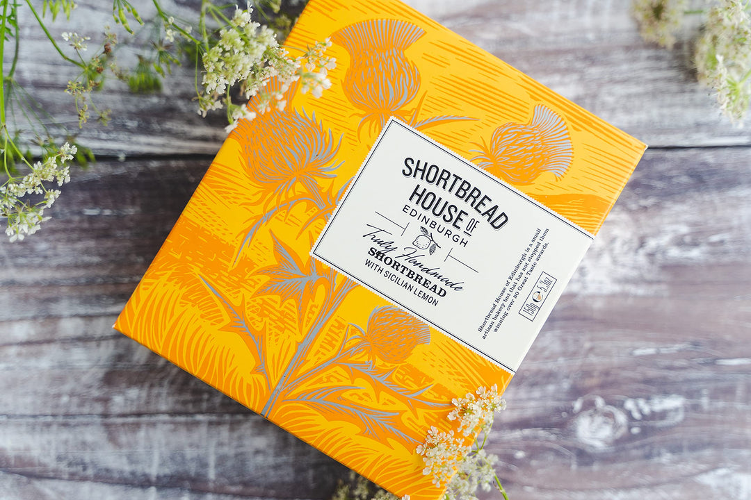 Shortbread House of Edinburgh Handmade Mini Shortbread Biscuits with Sicilian Lemon
