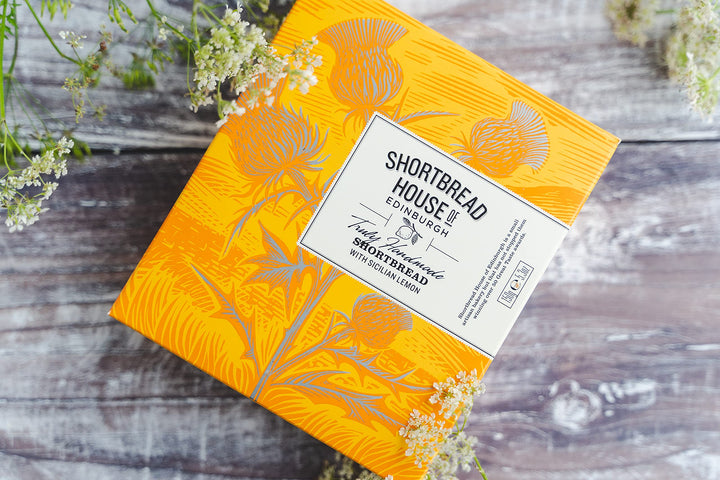 Shortbread House of Edinburgh Handmade Mini Shortbread Biscuits with Sicilian Lemon