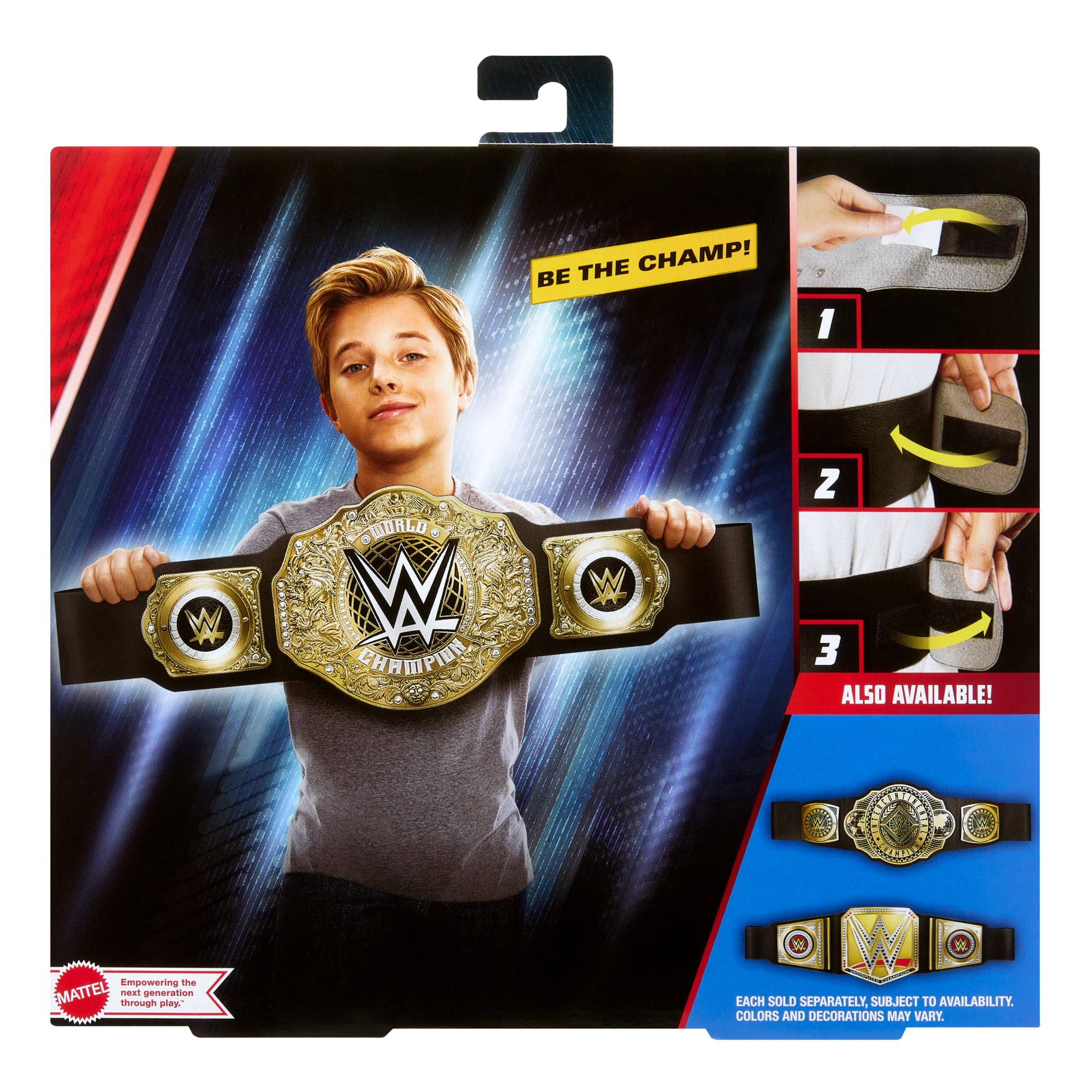 Mattel WWE Championship Title - Authentic Role-Play Belt for Kids 6+ 13