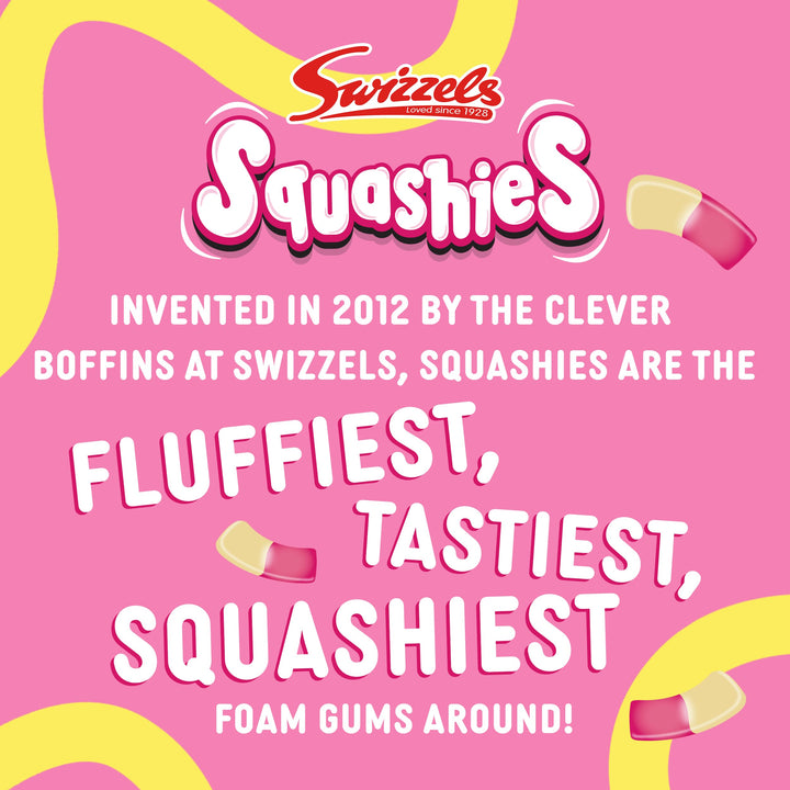 Swizzels Rhubarb and Custard Squashies - Chewy Sweets (120g)