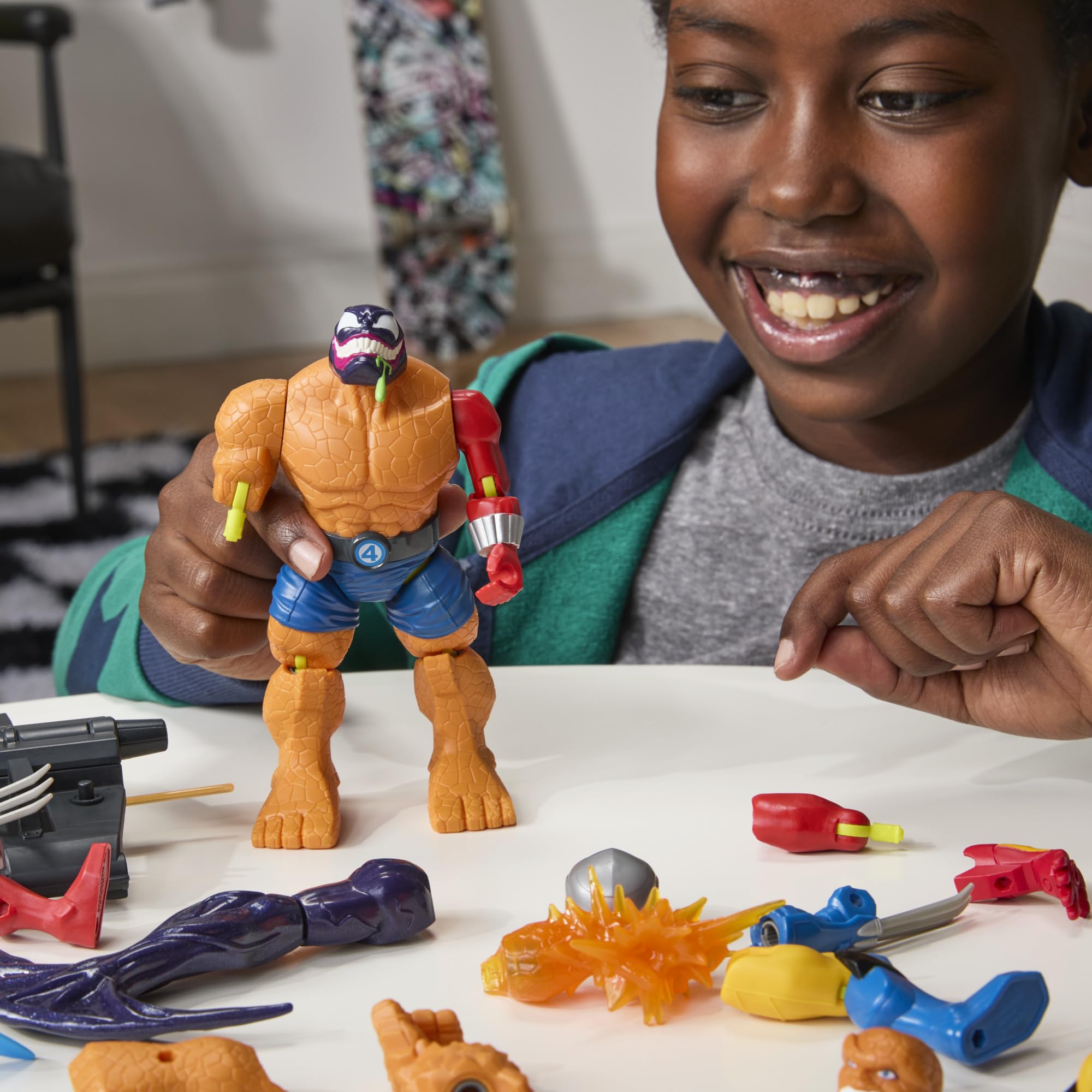 Marvel The Avengers MixMashers The Thing Action Figure - 5 Inch, Ages 4+ 7