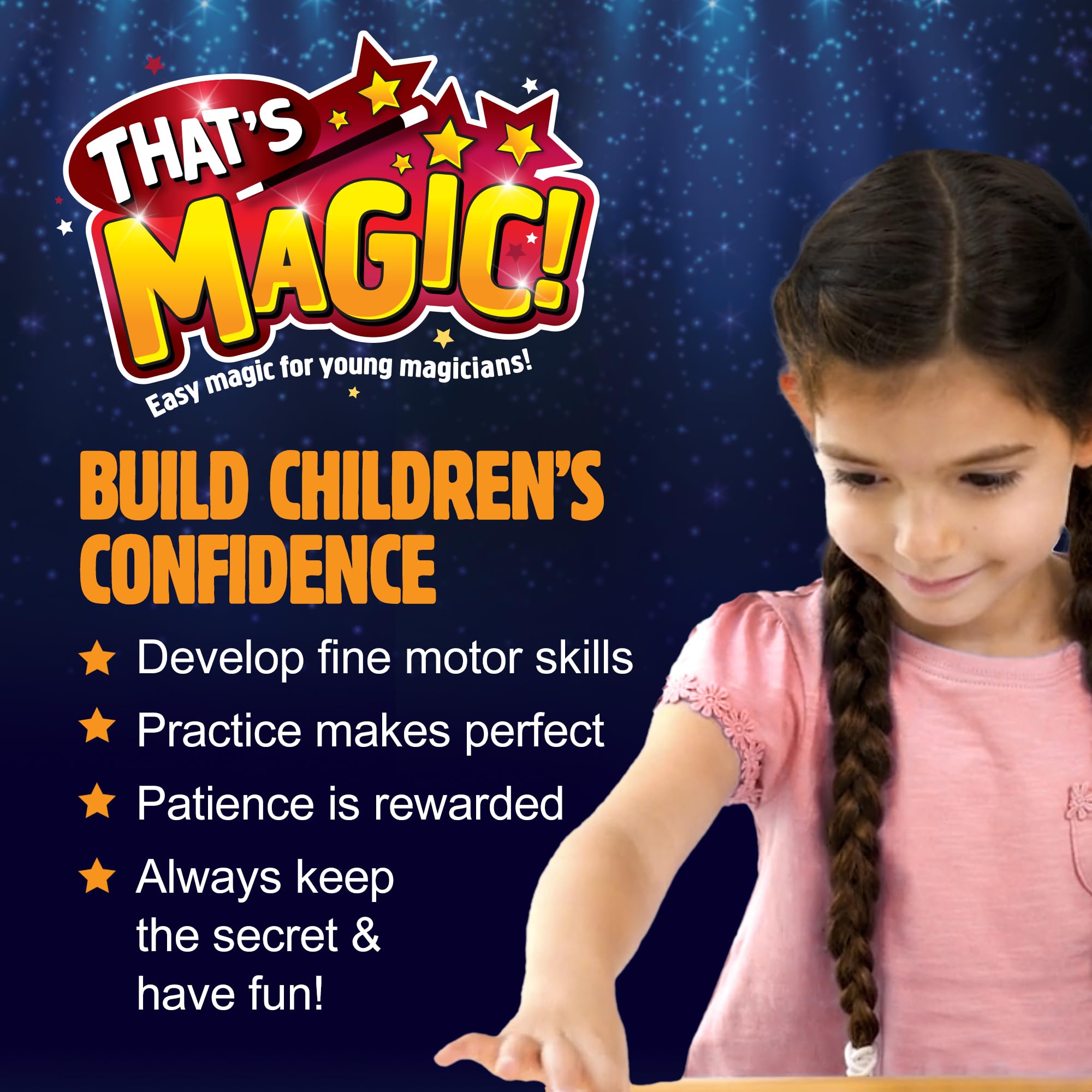 That's Magic Amazing Magic Set - 100 Easy Magic Tricks for Kids with Wand, Cards & Props 5