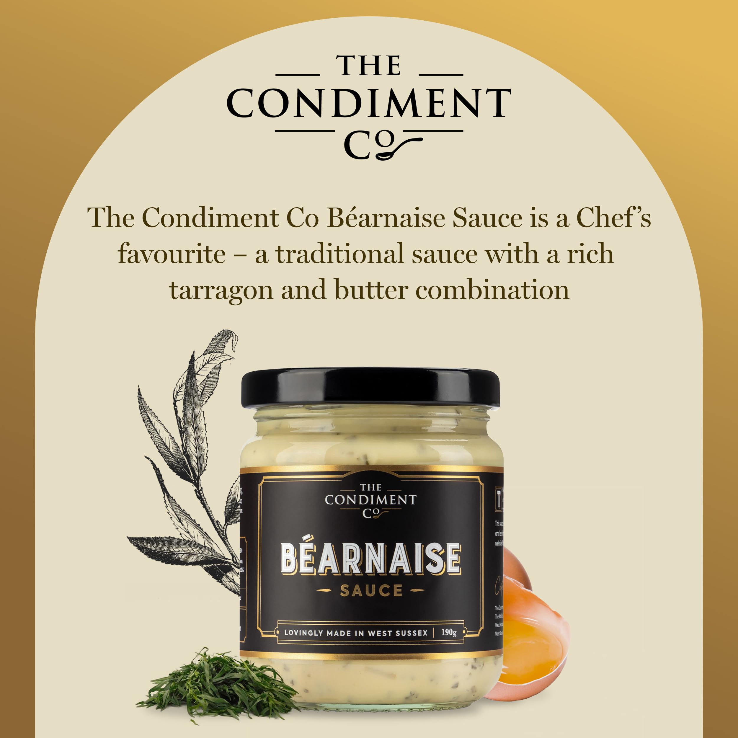 The Condiment Company - Sauce Béarnaise 190g 3