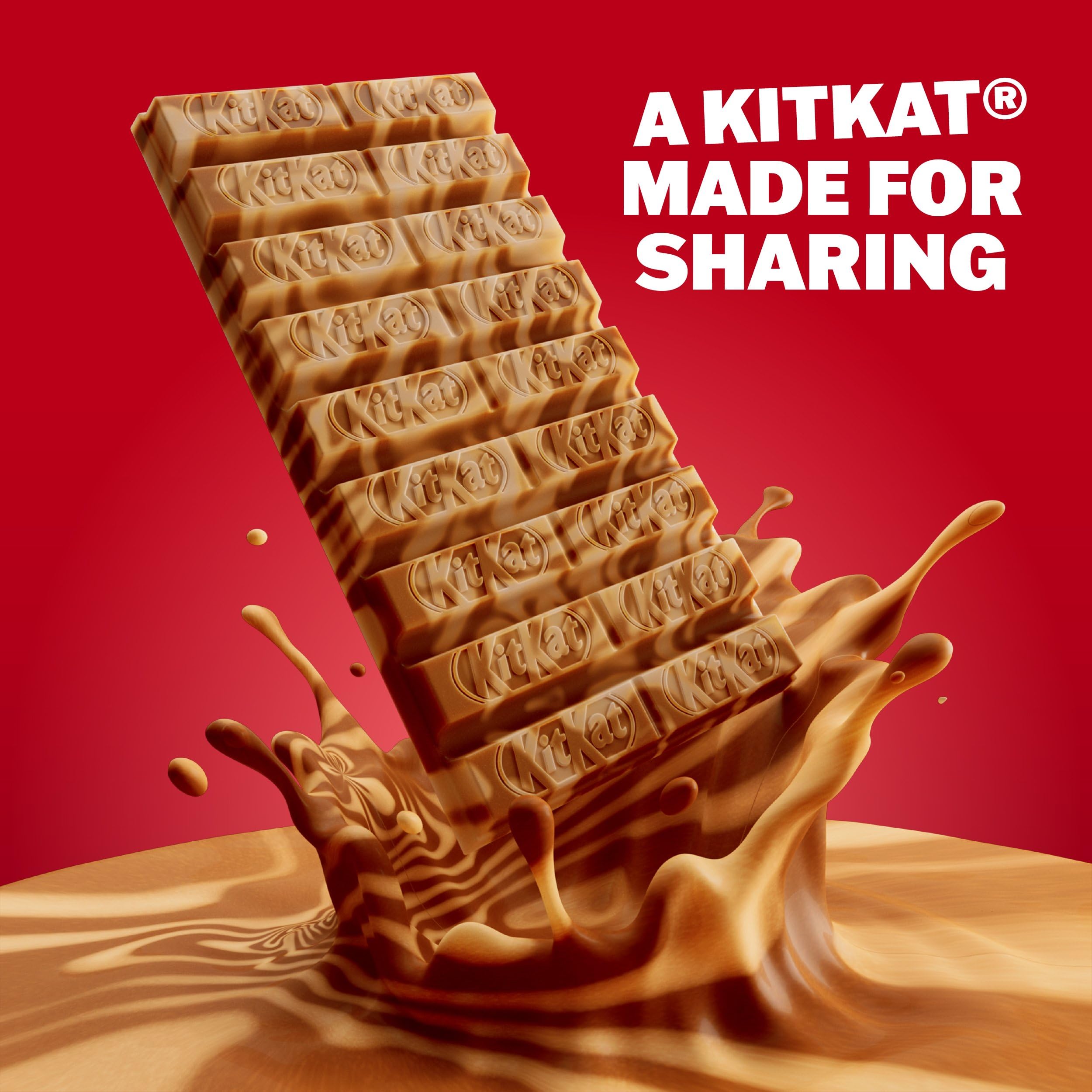 KitKat - Salted Caramel Milk Chocolate Crispy Wafer Sharing Bar, 99g 3