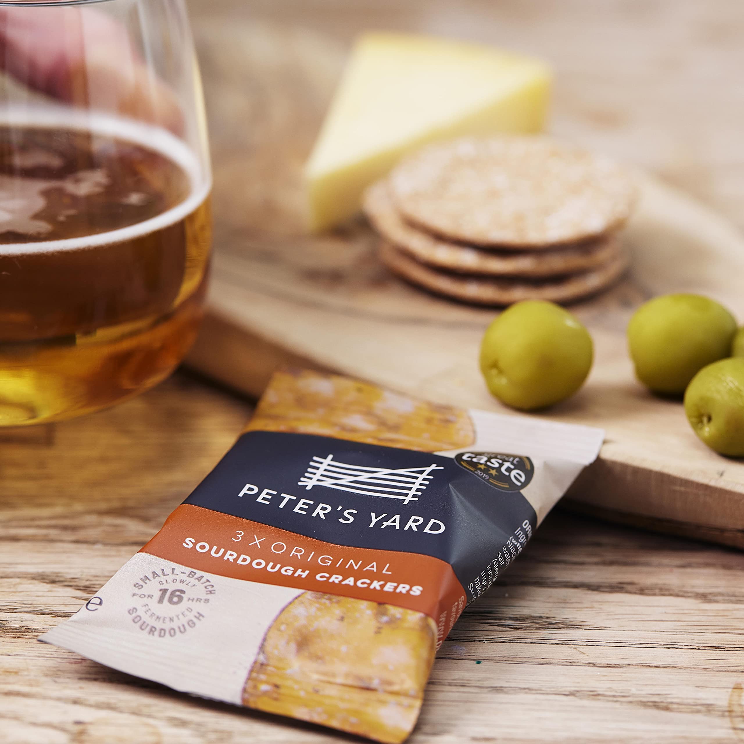Peter's Yard Sourdough Crackers - Bulk Box 100 x 9g Packs | High Fibre, Low Sugar 2