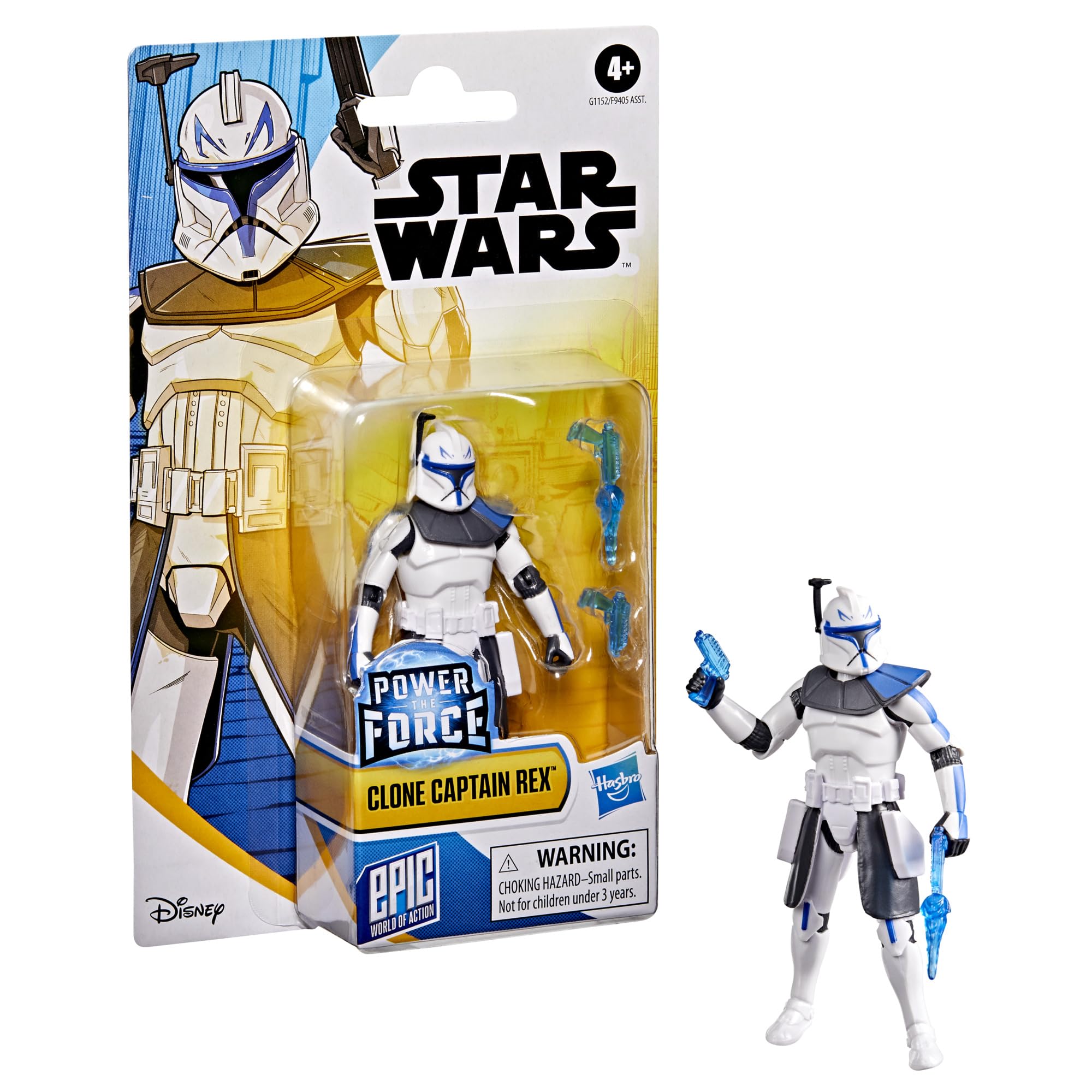 Star Wars Epic World of Action Clone Captain Rex - 10-cm Action Figure with 9 Points of Articulation 3